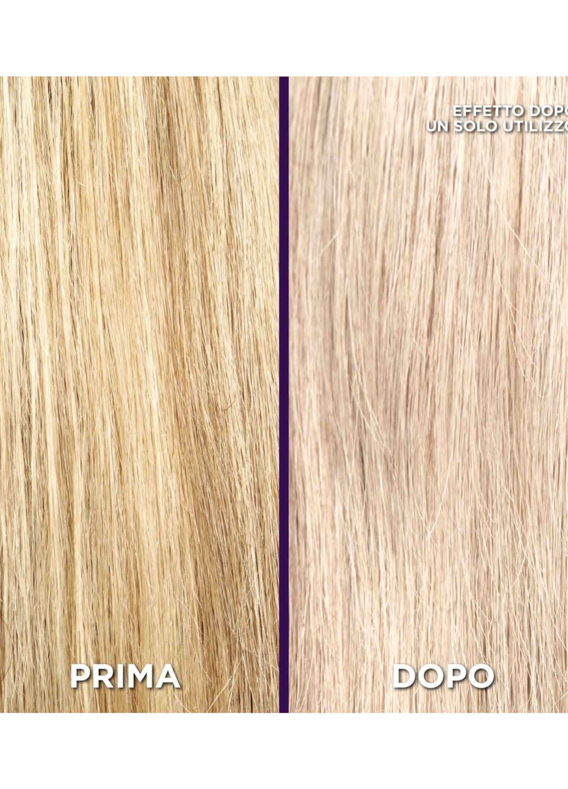 L'Oréal Paris Balsamo antigiallo Color Vive Purple, Balsamo antigiallo per capelli schiariti, biondi, decolorati e grigi, 150 ml.