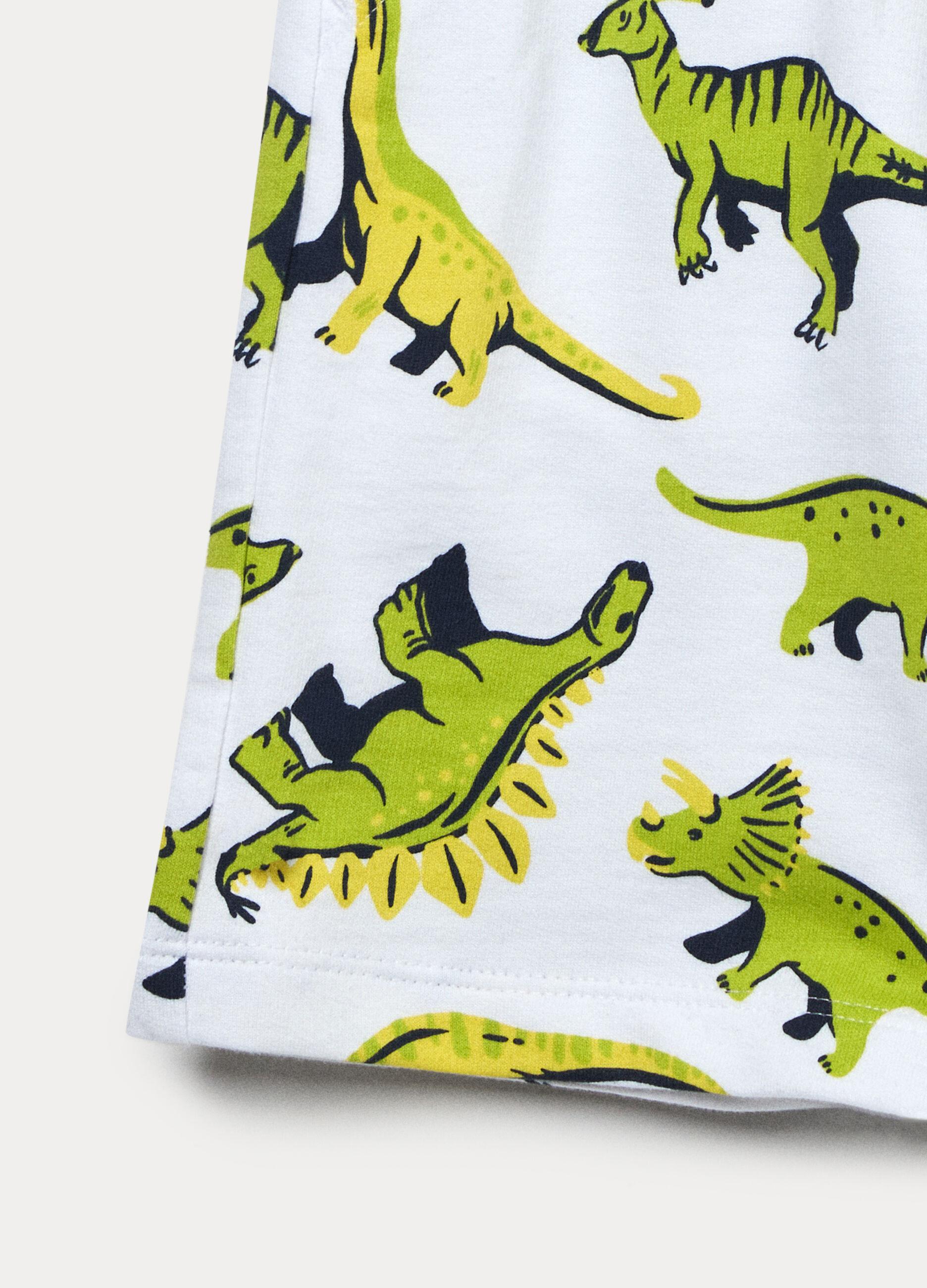 Shorts in french terry di puro cotone bambino_2