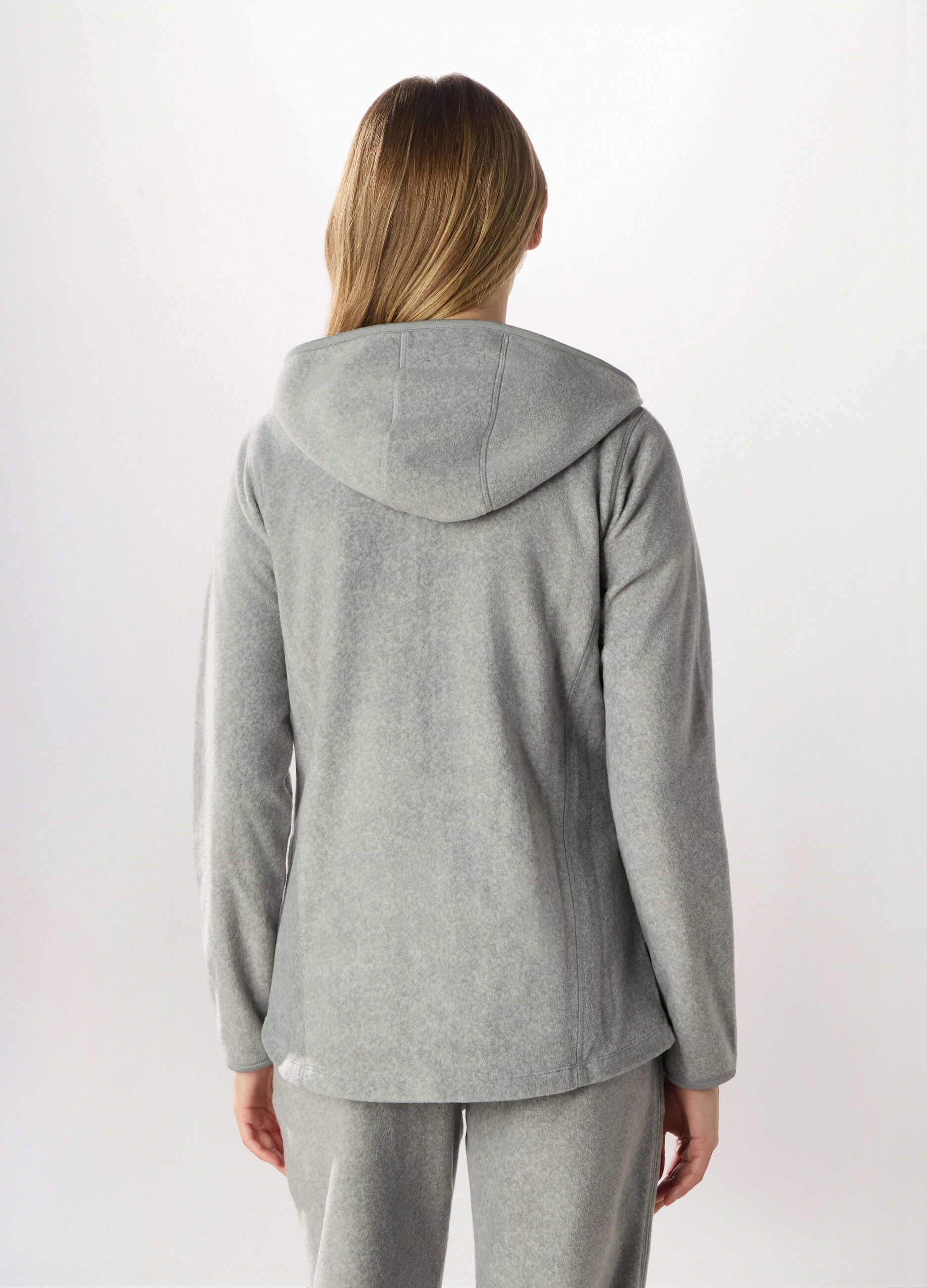 Felpa con cappuccio in pile donna Holistic fitness_1