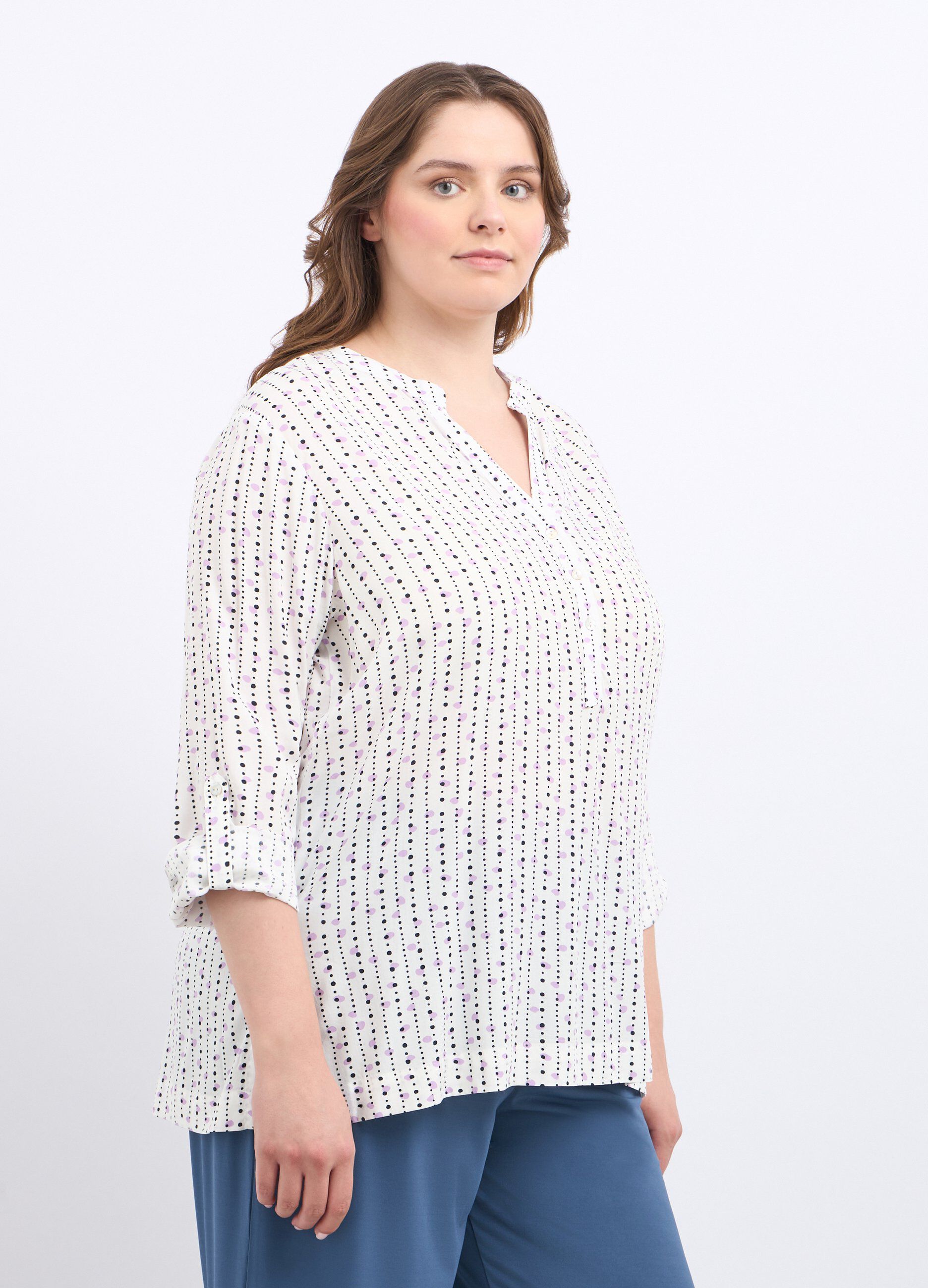 Blusa in pura viscosa donna curvy_0