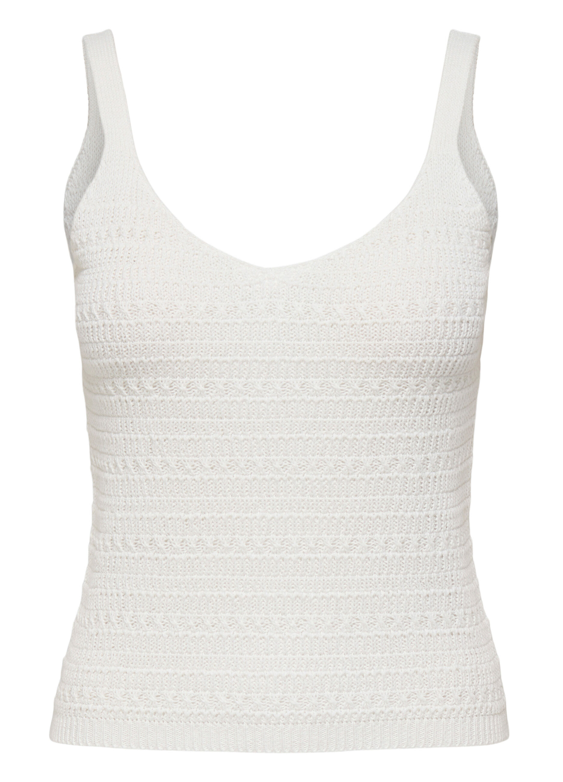 Top in maglia con scollo a V_5