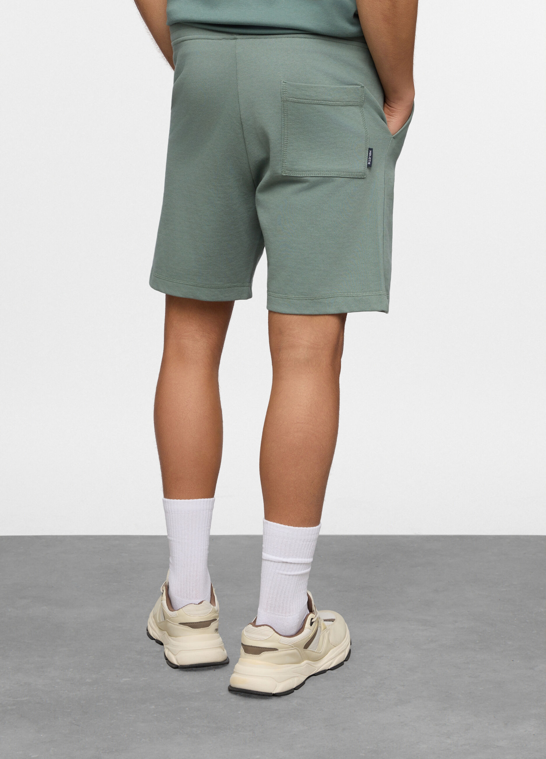 Pantaloncini in felpa di cotone uomo_1