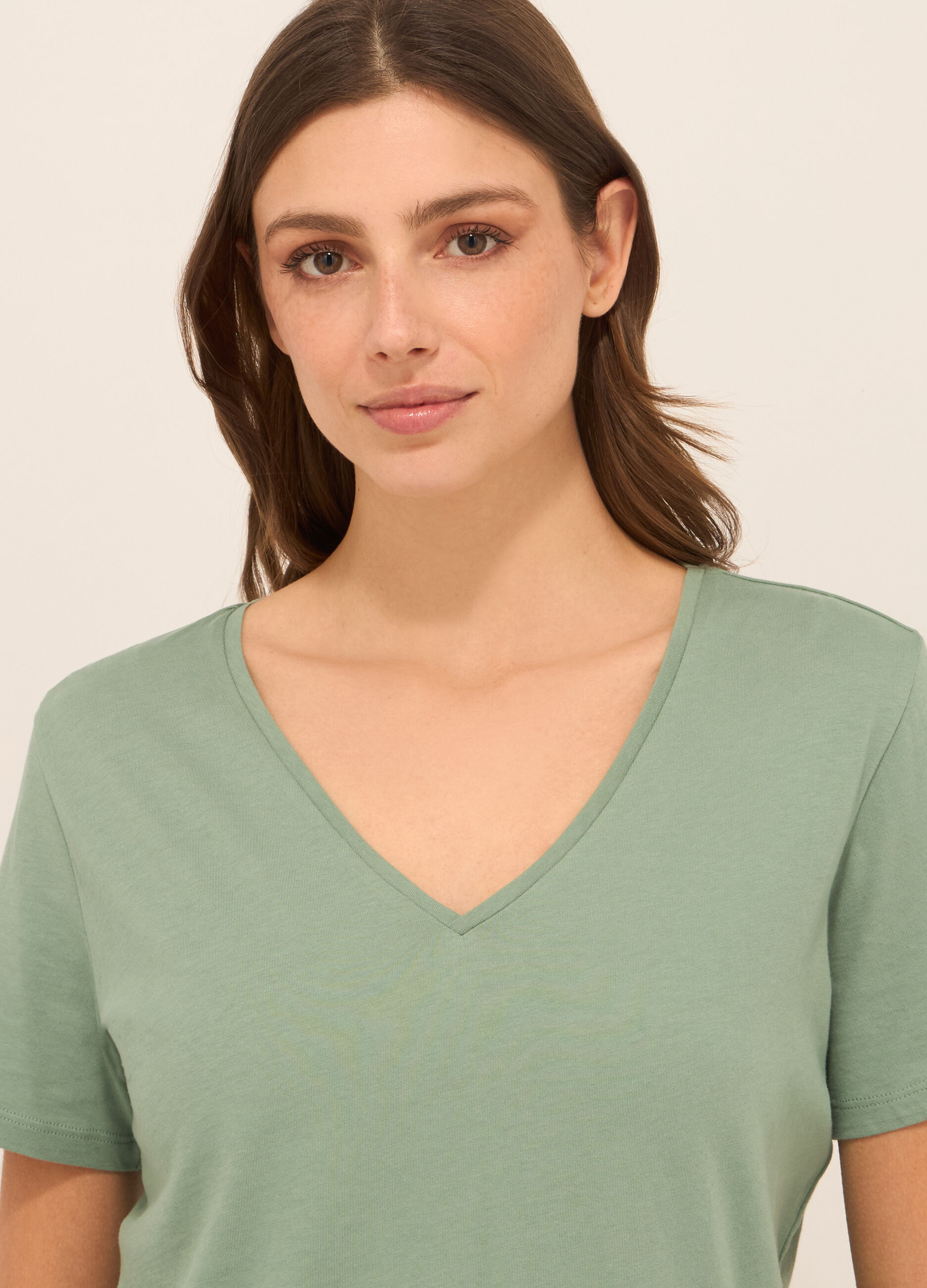 T-shirt in puro cotone donna_2