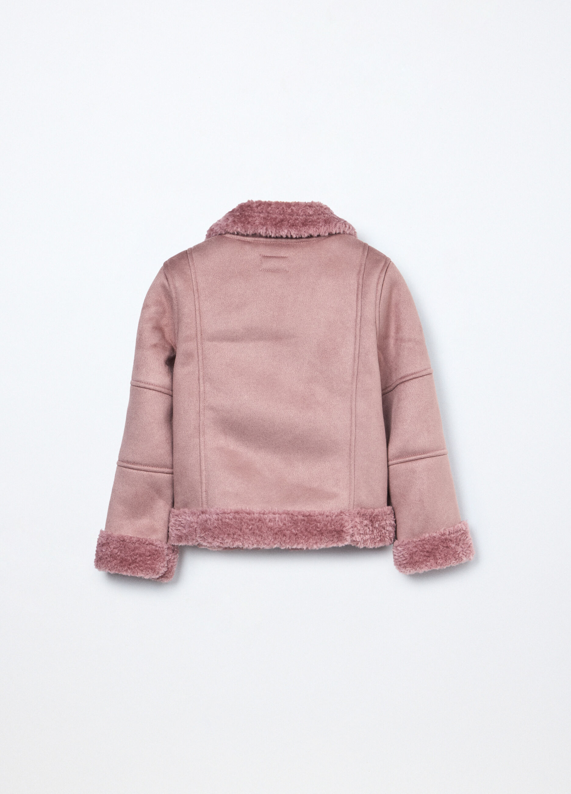 Eco montone full zip bambina_1