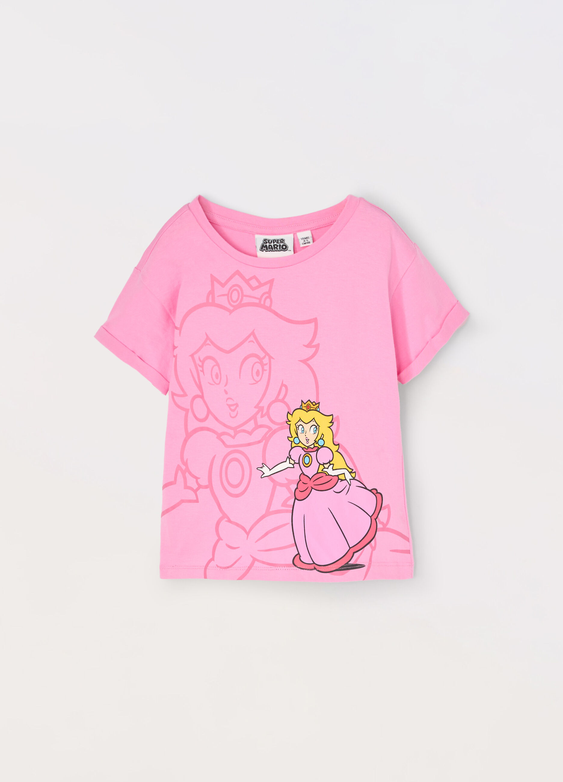 T-shirt in jersey di puro cotone bambina