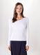 T-shirt in jersey di cotone stretch donna_0