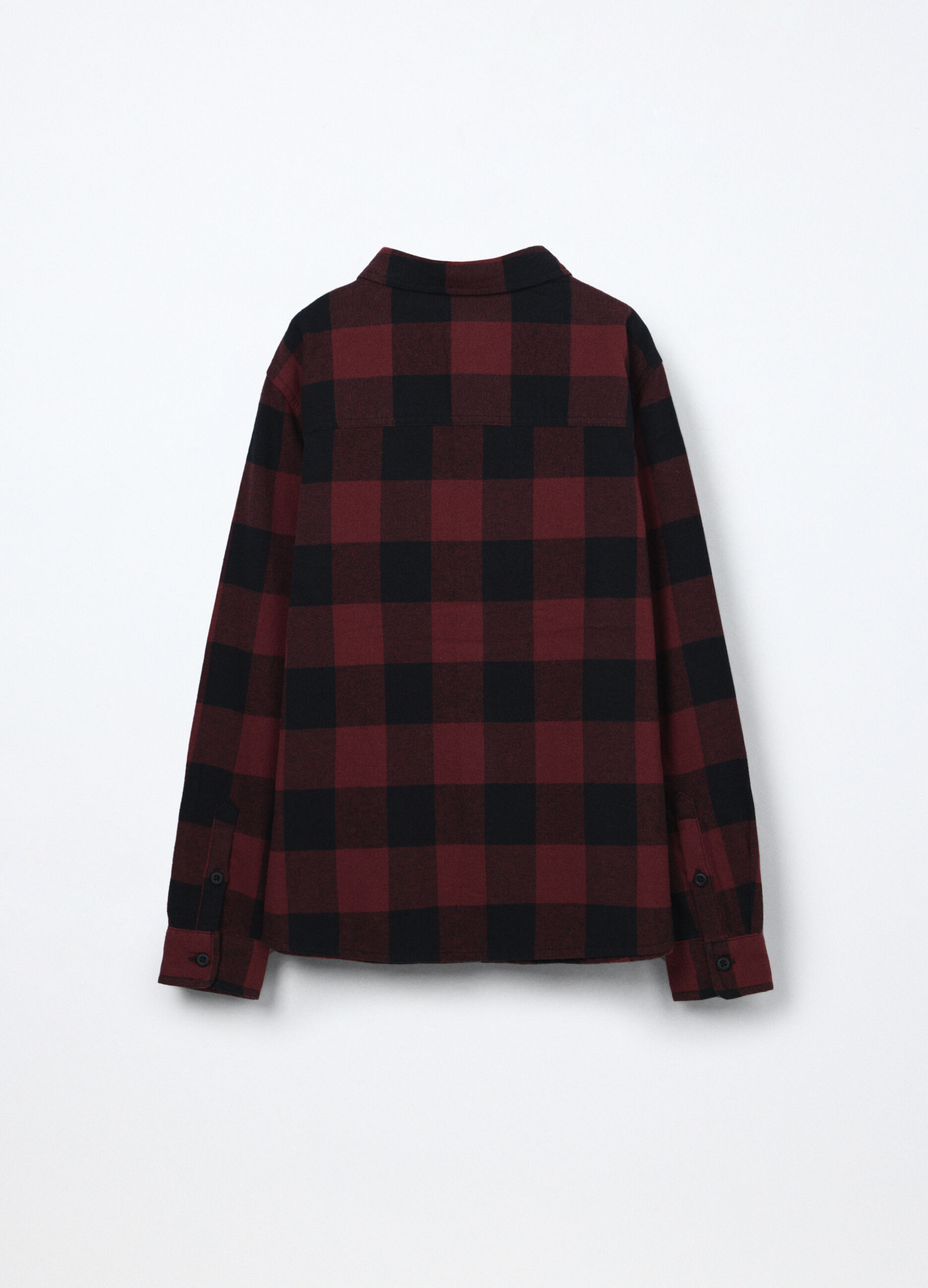 Camicia in flanella misto cotone ragazzo_1
