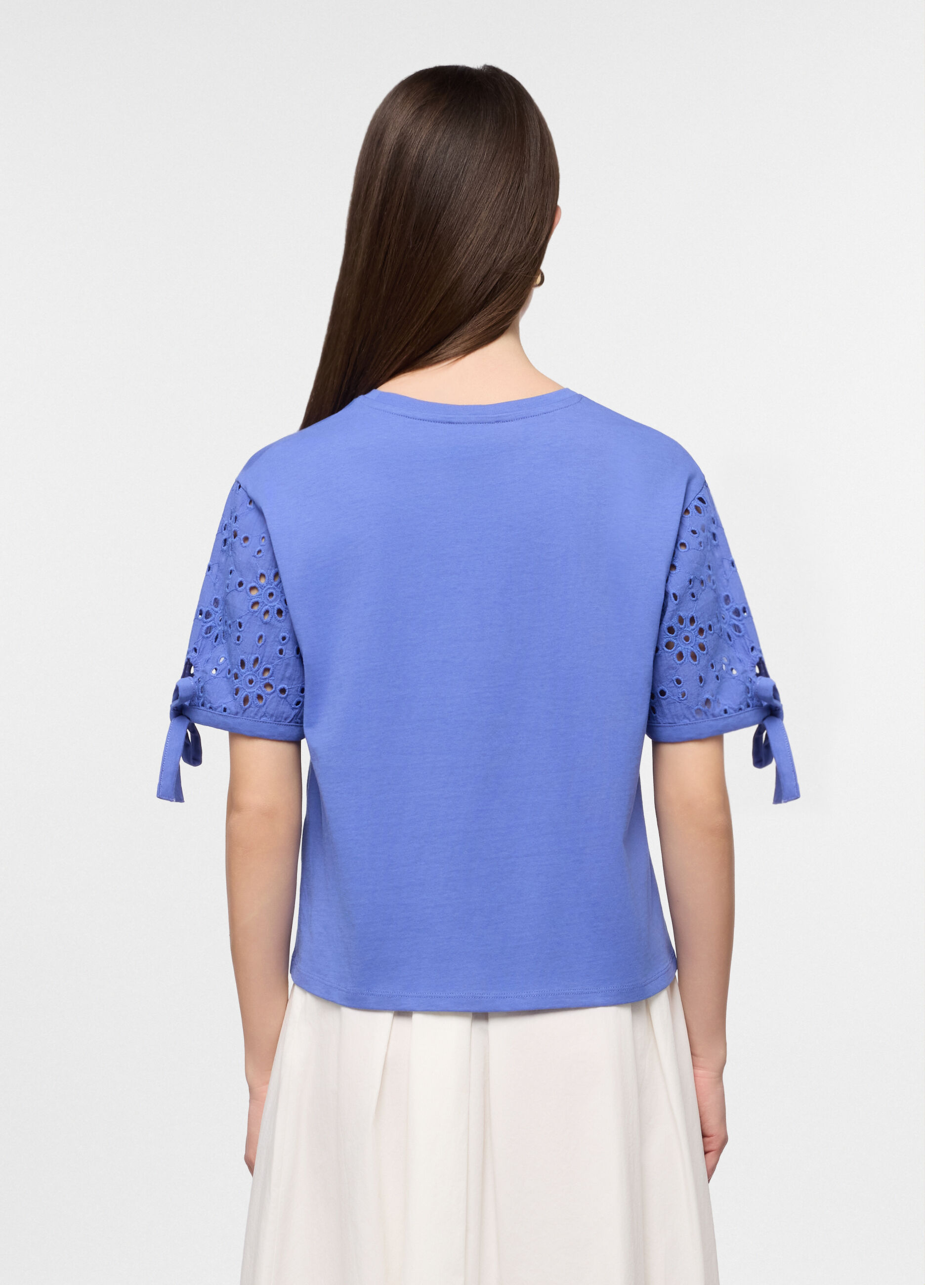T-shirt girocollo donna_1