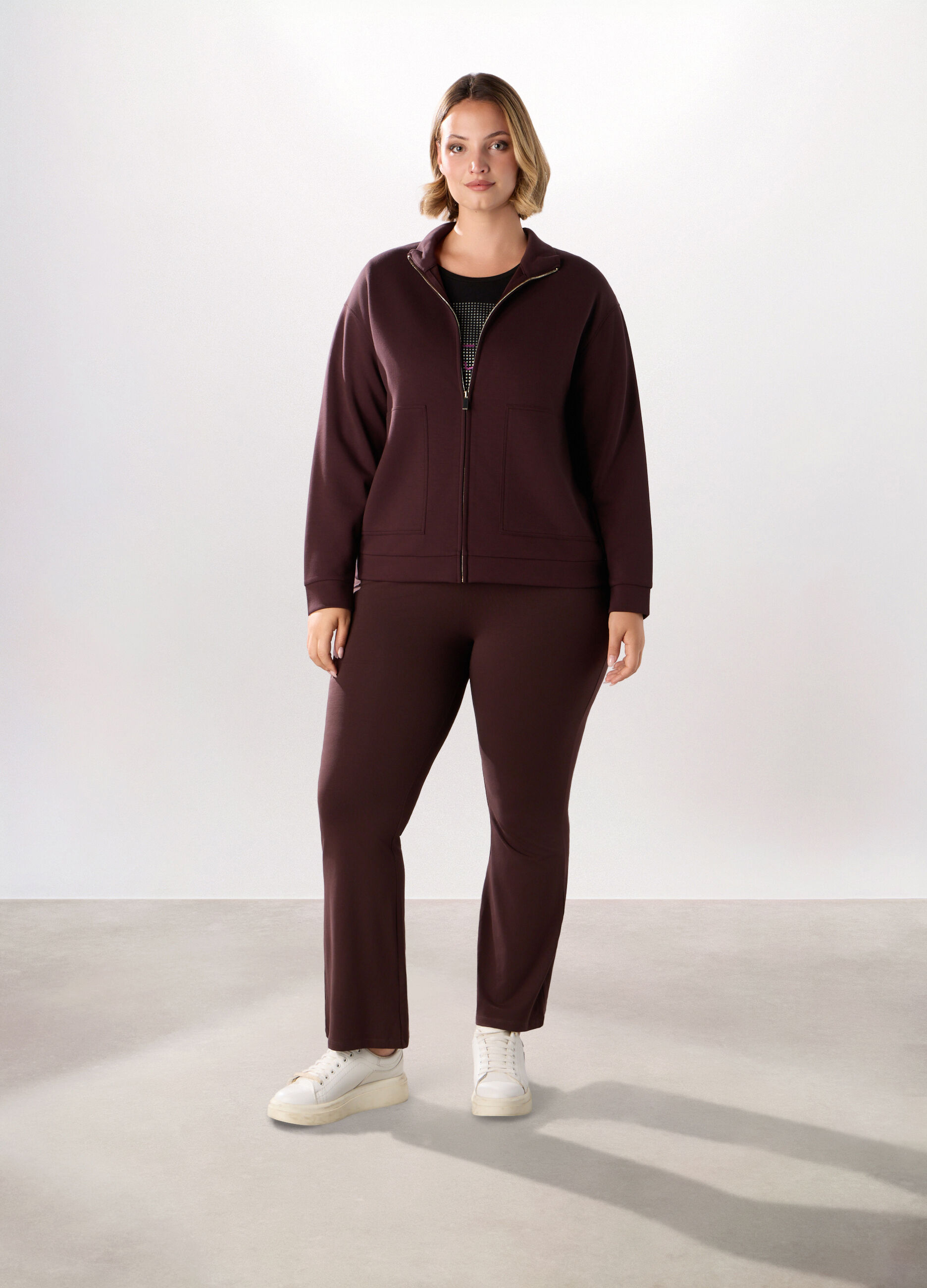 Leggings in cotone stretch donna curvy_0