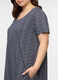 Abito corto girocollo in jersey di puro cotone donna curvy_2