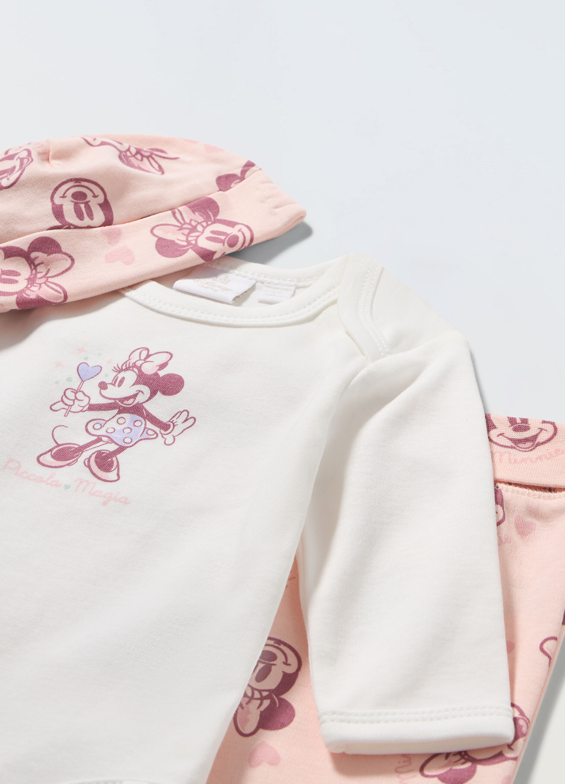 Set 3 pezzi in interlock di puro cotone neonata_1