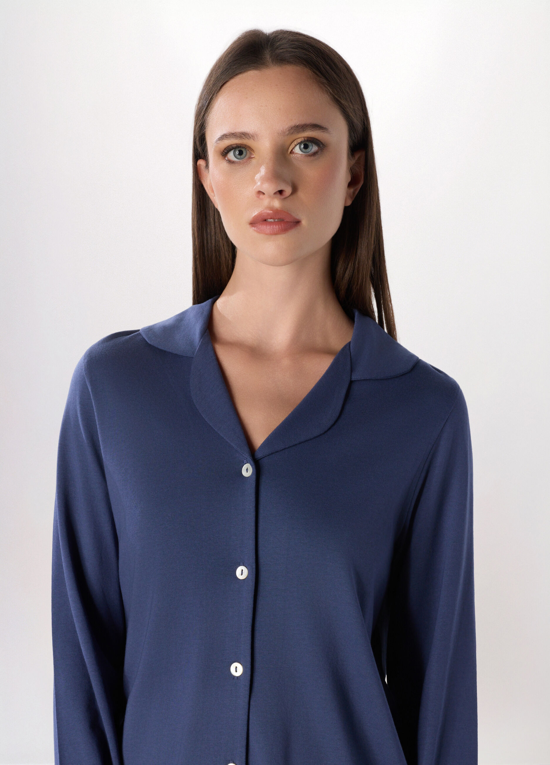 Set pigiama in jersey di misto cotone donna_2