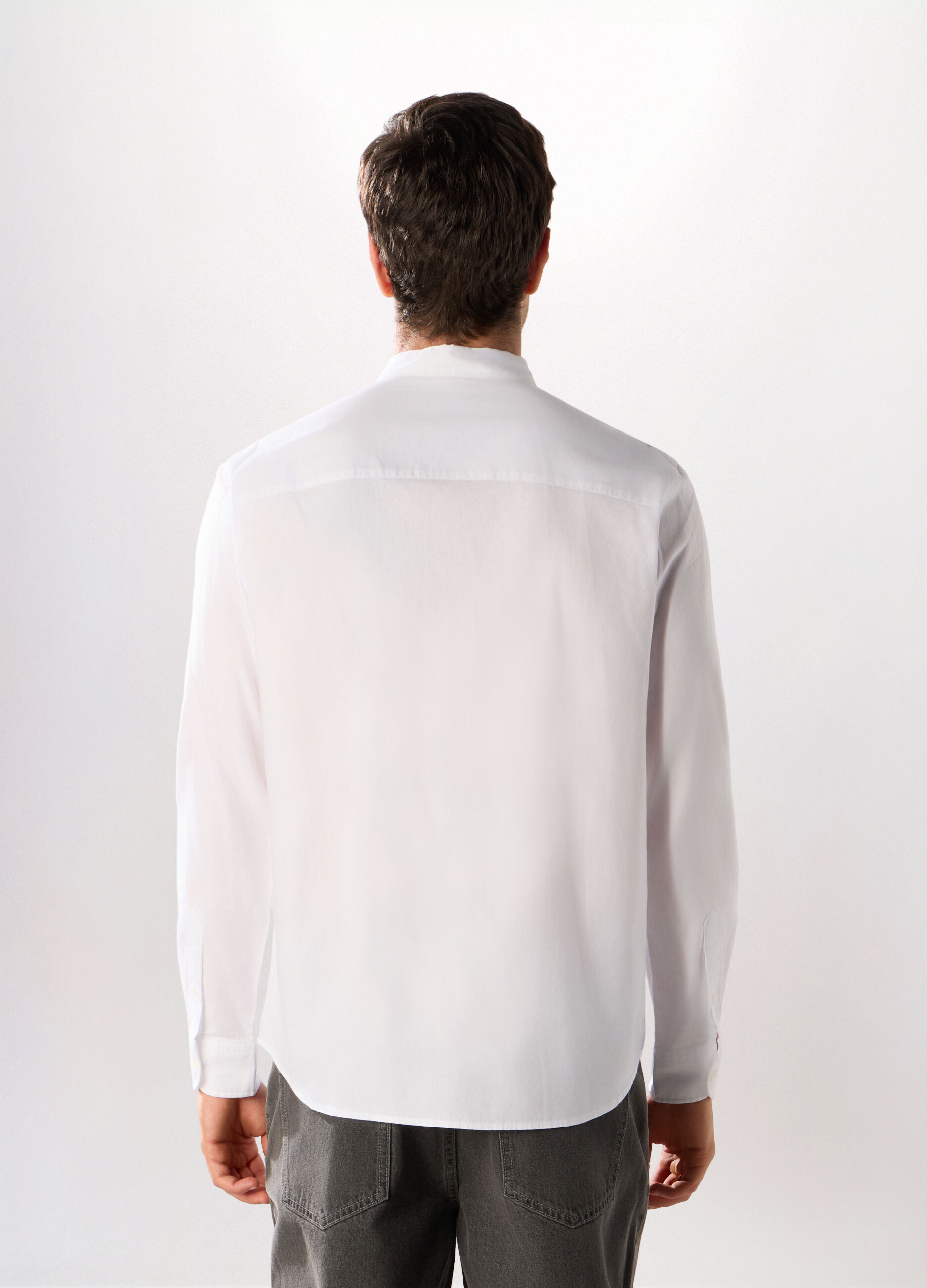 Camicia regular button-down in cotone Oxford uomo