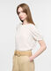 Blusa crepe girocollo donna_0