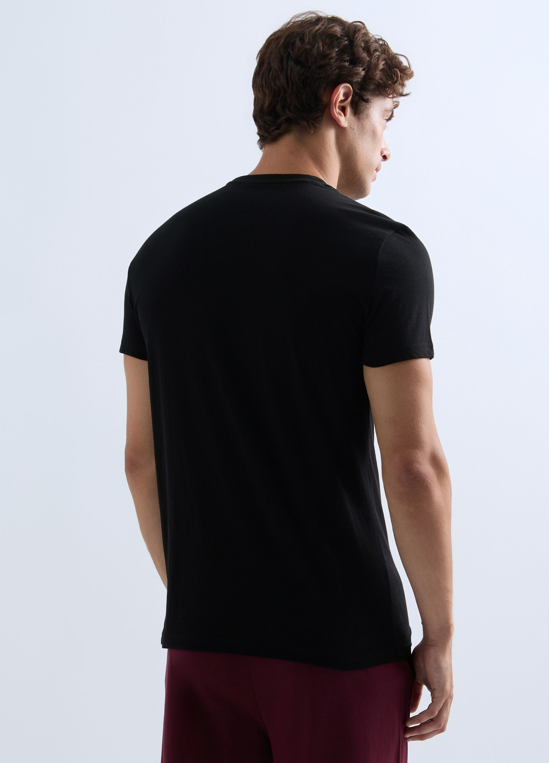 T-shirt girocollo in jersey uomo_1