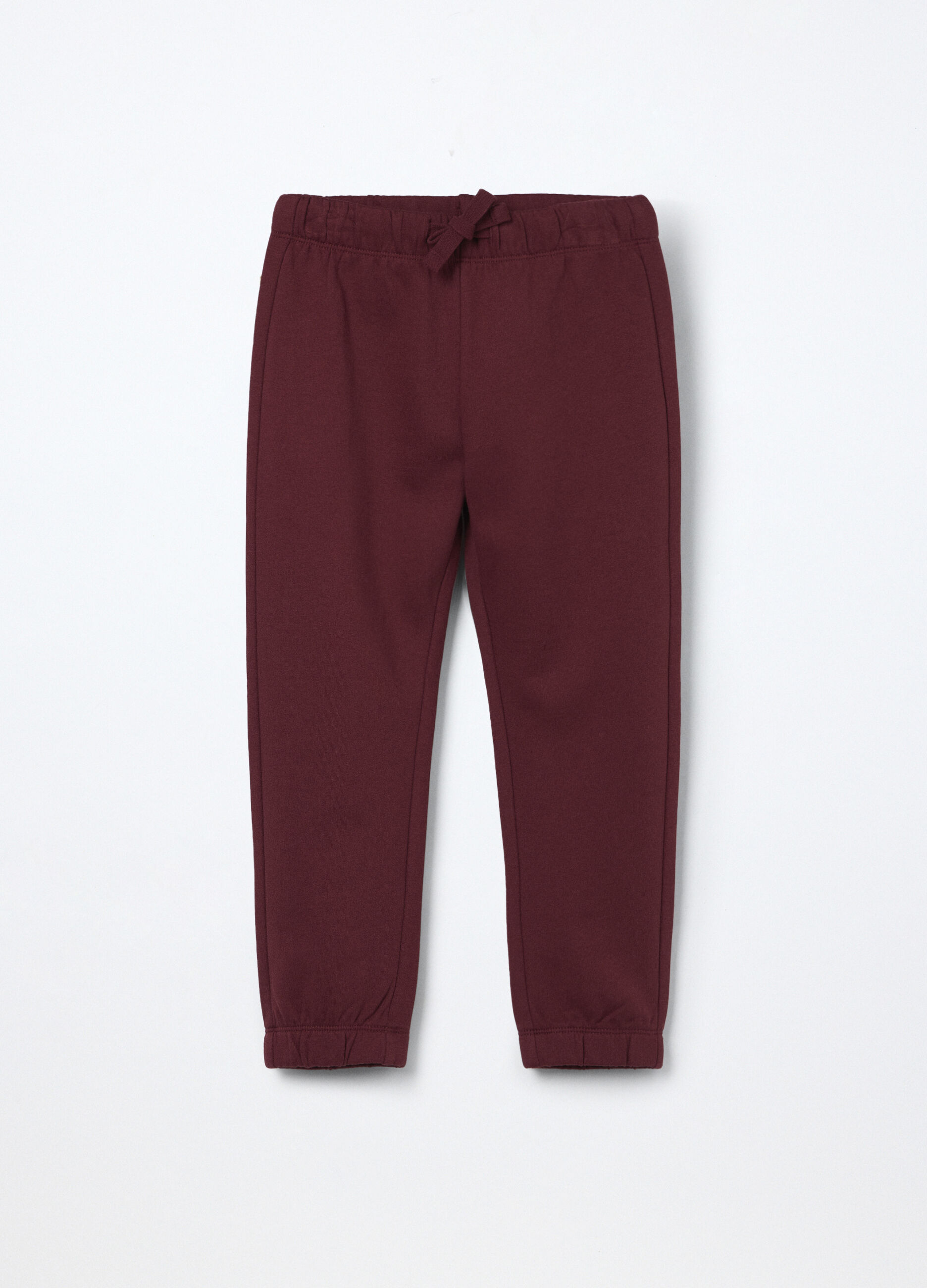 Jogger in puro cotone fleece bambino_0