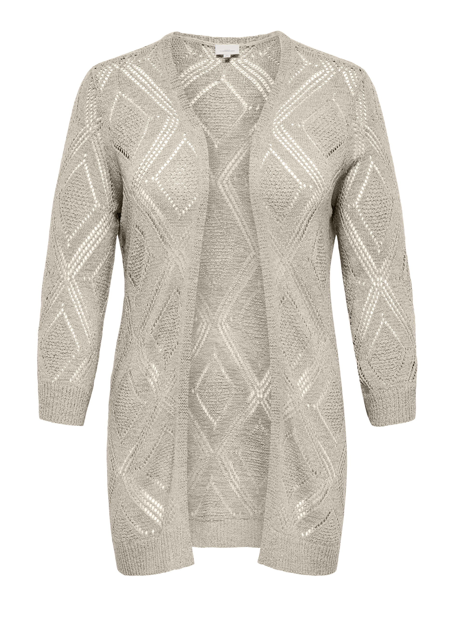 Cardigan lungo operato donna_0