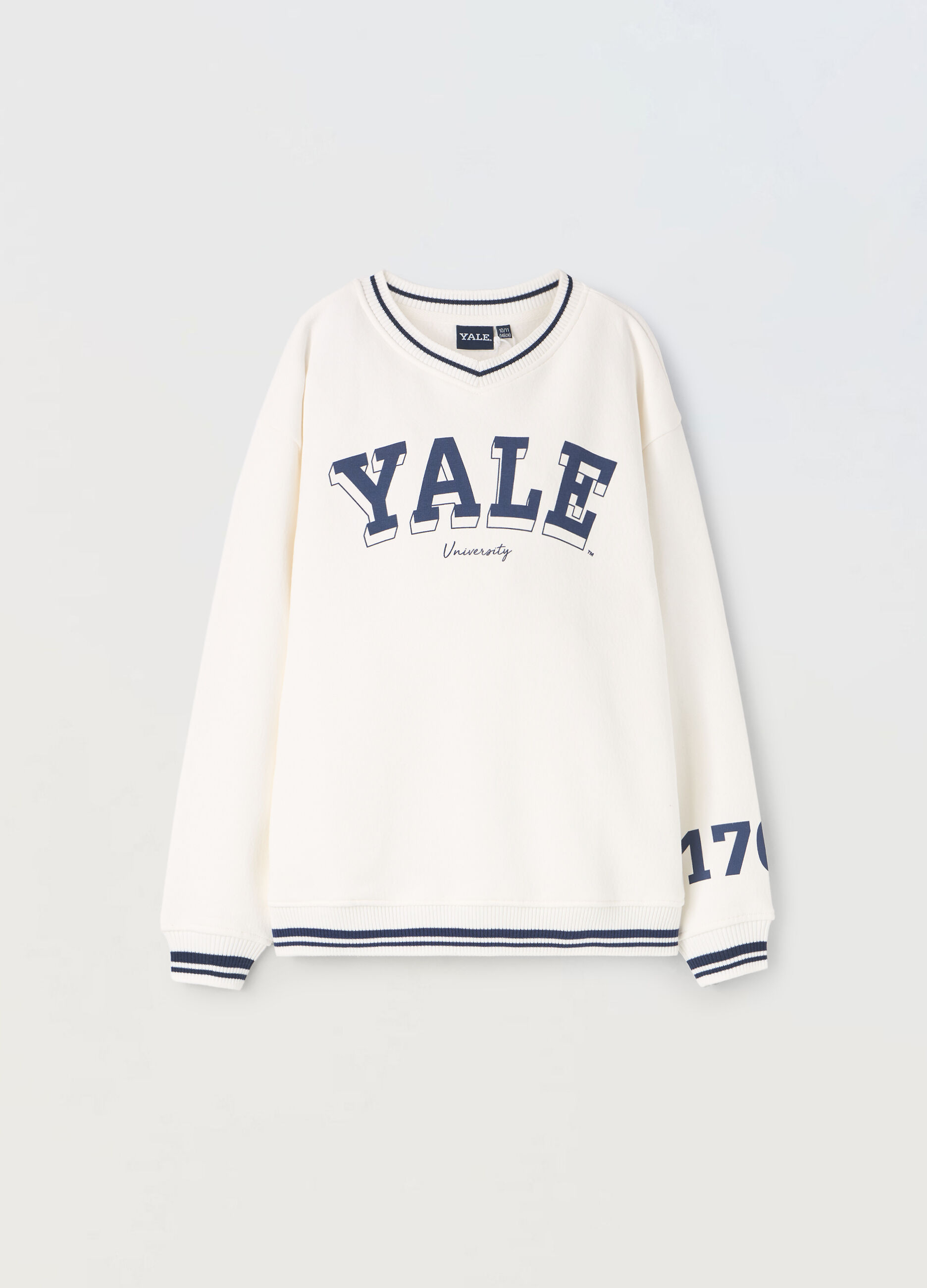 Felpa Yale in misto cotone ragazzo_0