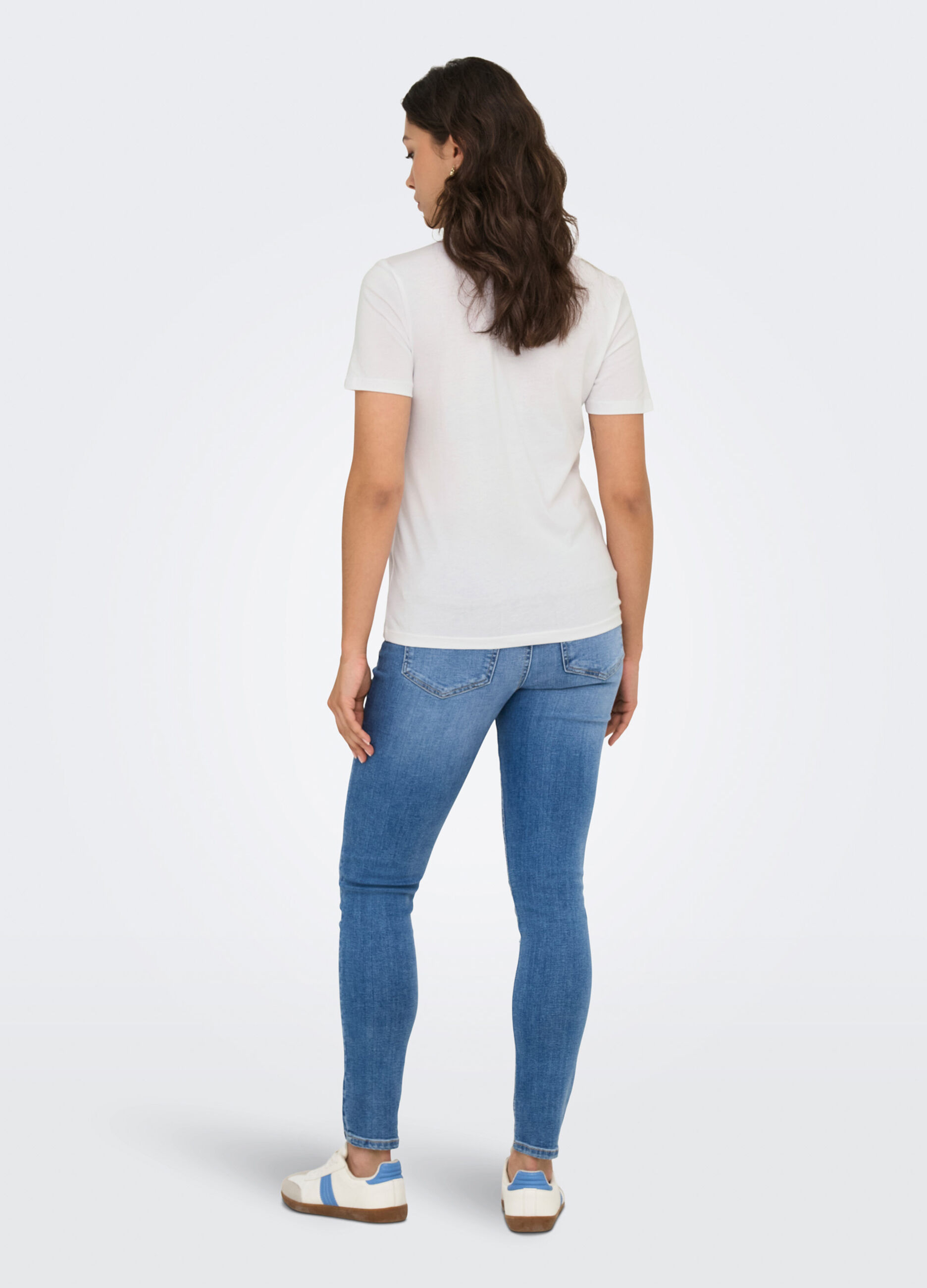 T-shirt con strass donna_1