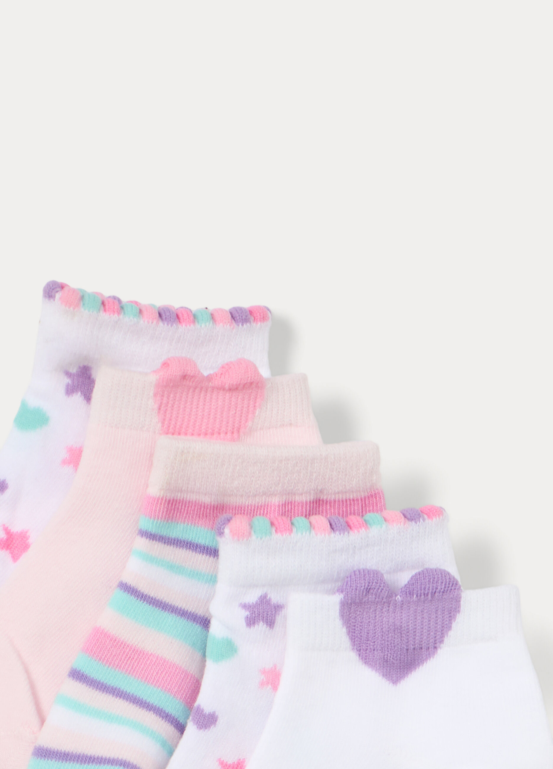 Pack 5 calze corte in misto cotone stretch_2