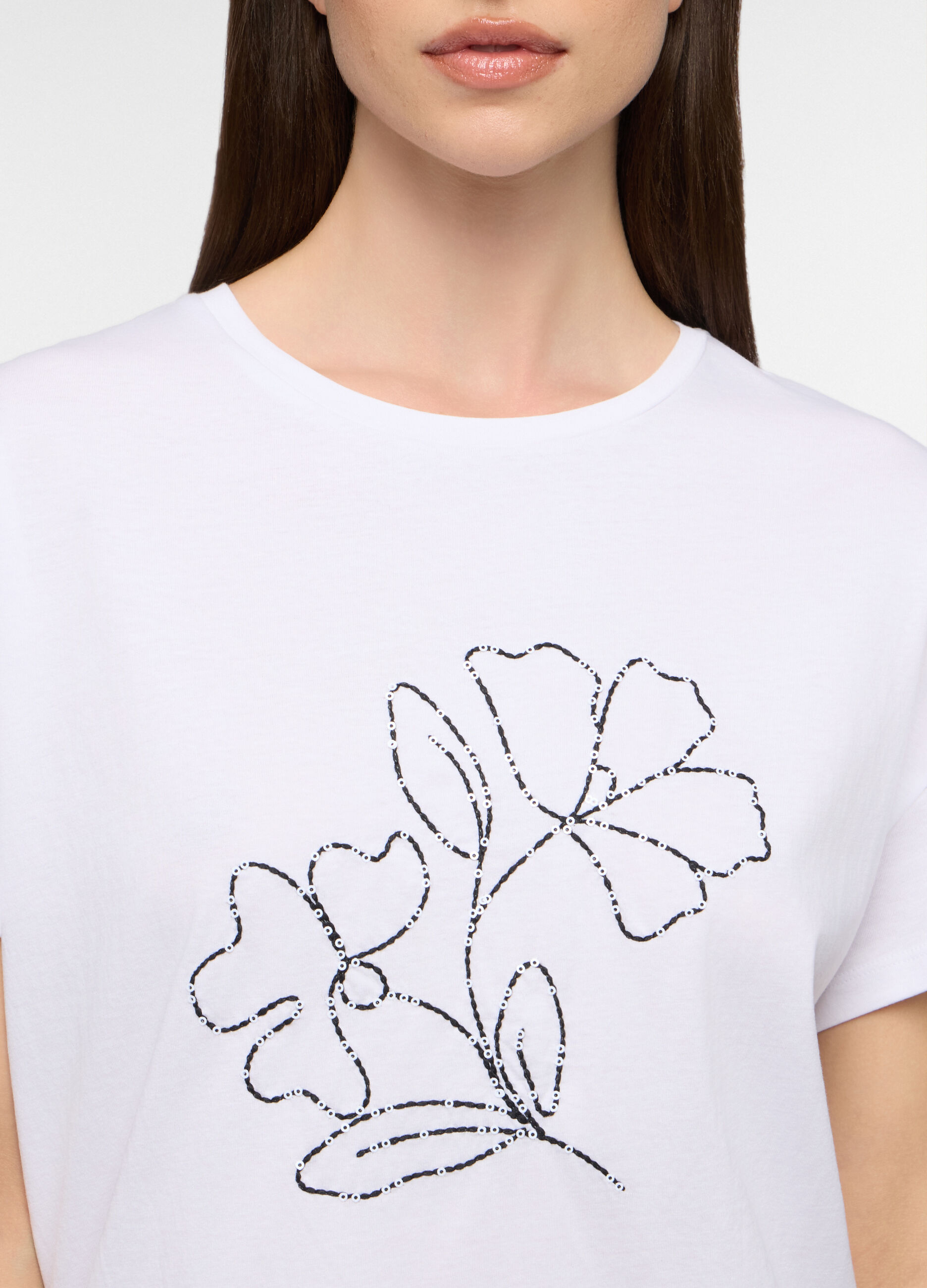 T-shirt girocollo donna_2