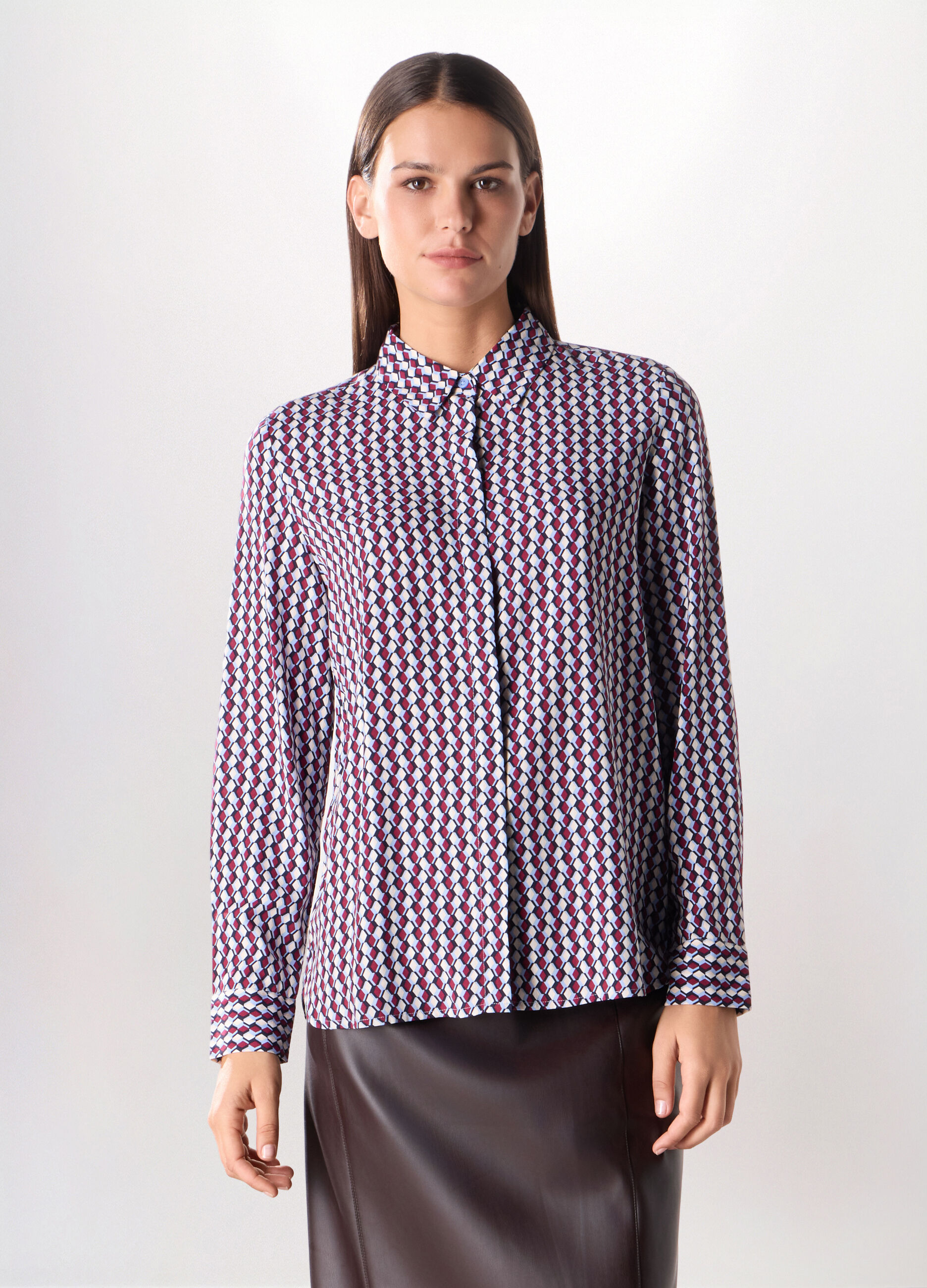Camicia in pura viscosa donna_0