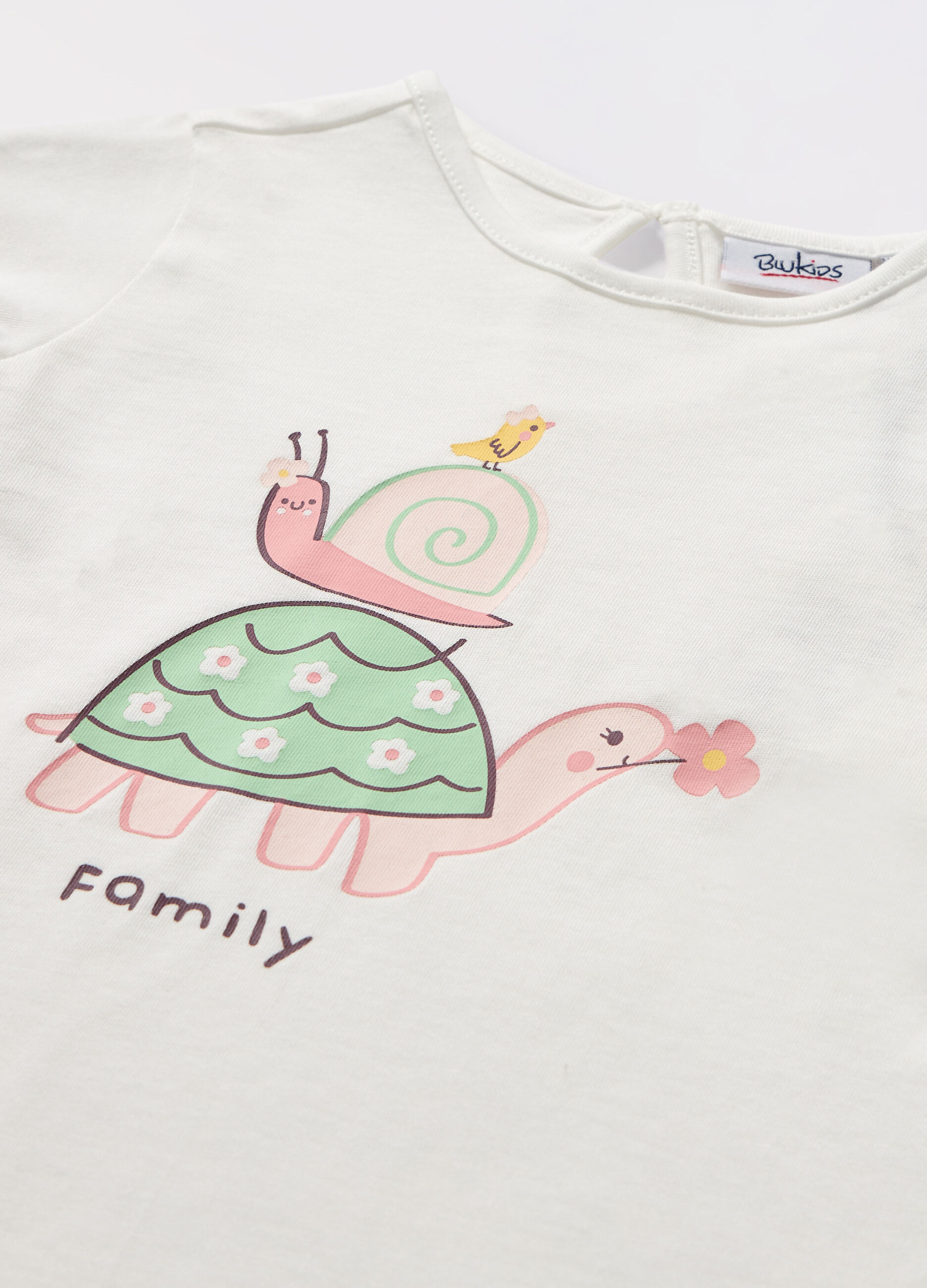 T-shirt in jersey di puro cotone neonata_1