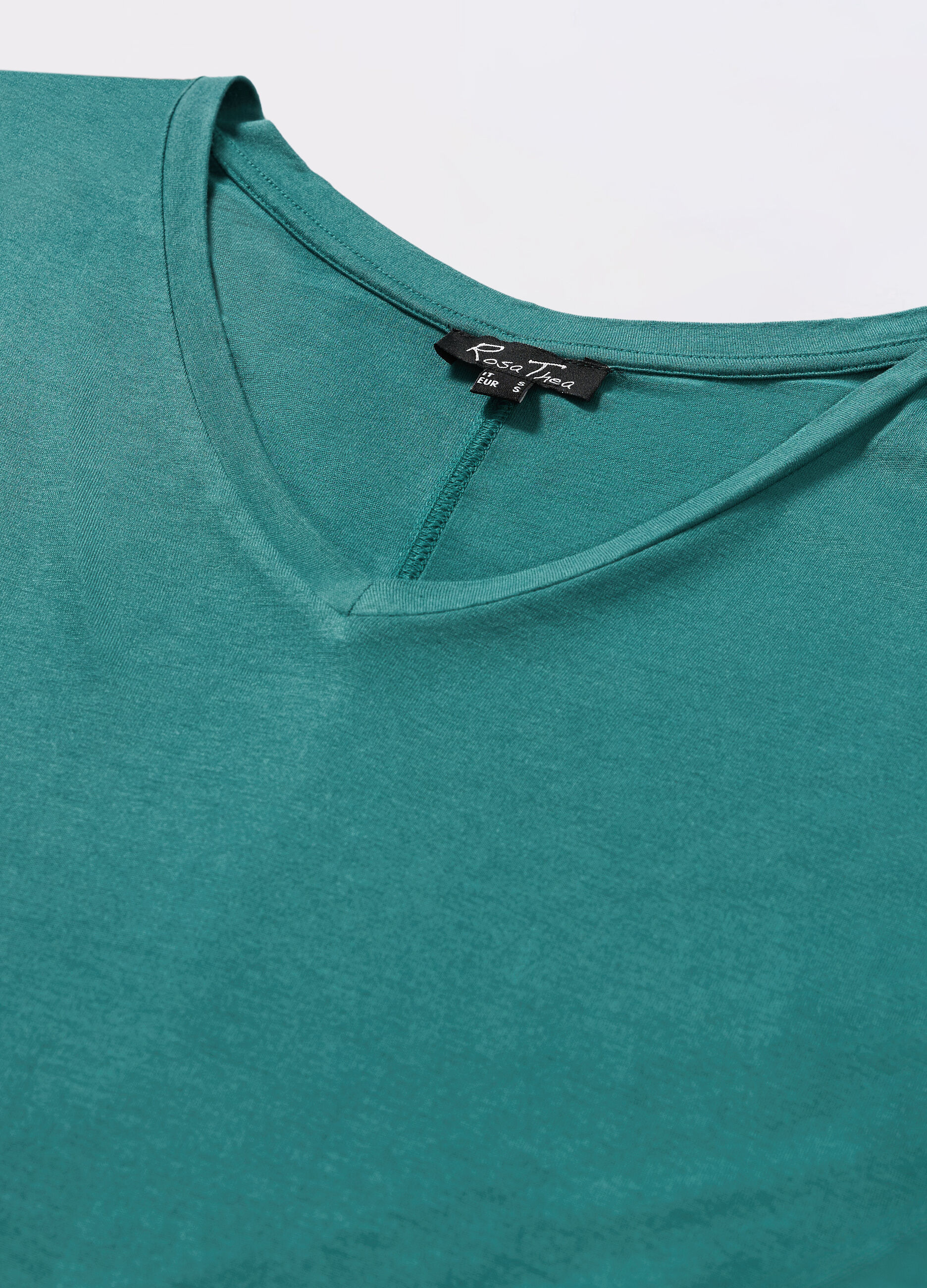 T-shirt in jersey di pura viscosa donna curvy_1