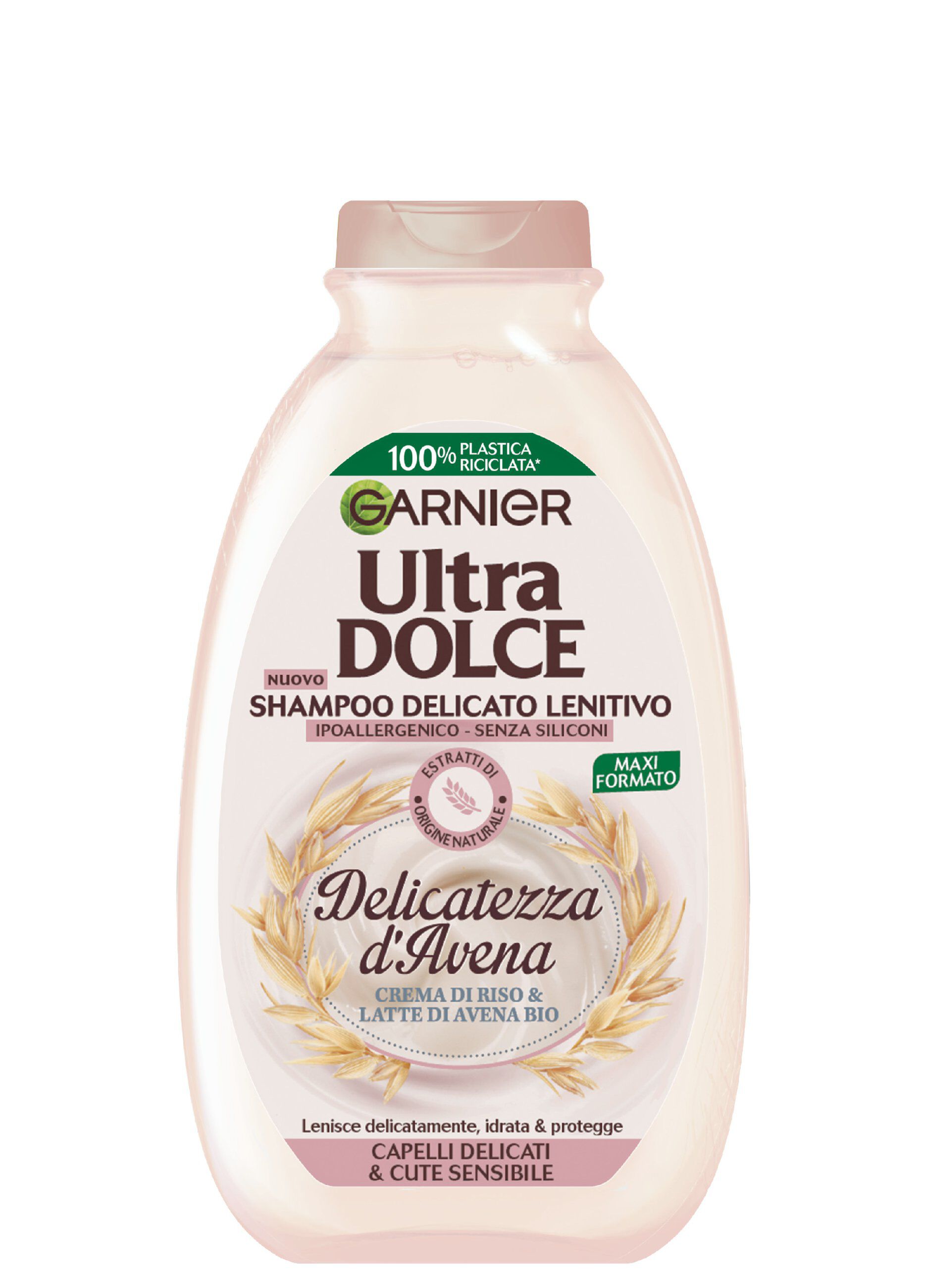 Garnier Shampoo Ultra Dolce Delicatezza d'Avena, Shampoo per Capelli e Cute Delicati, 300 ml._0