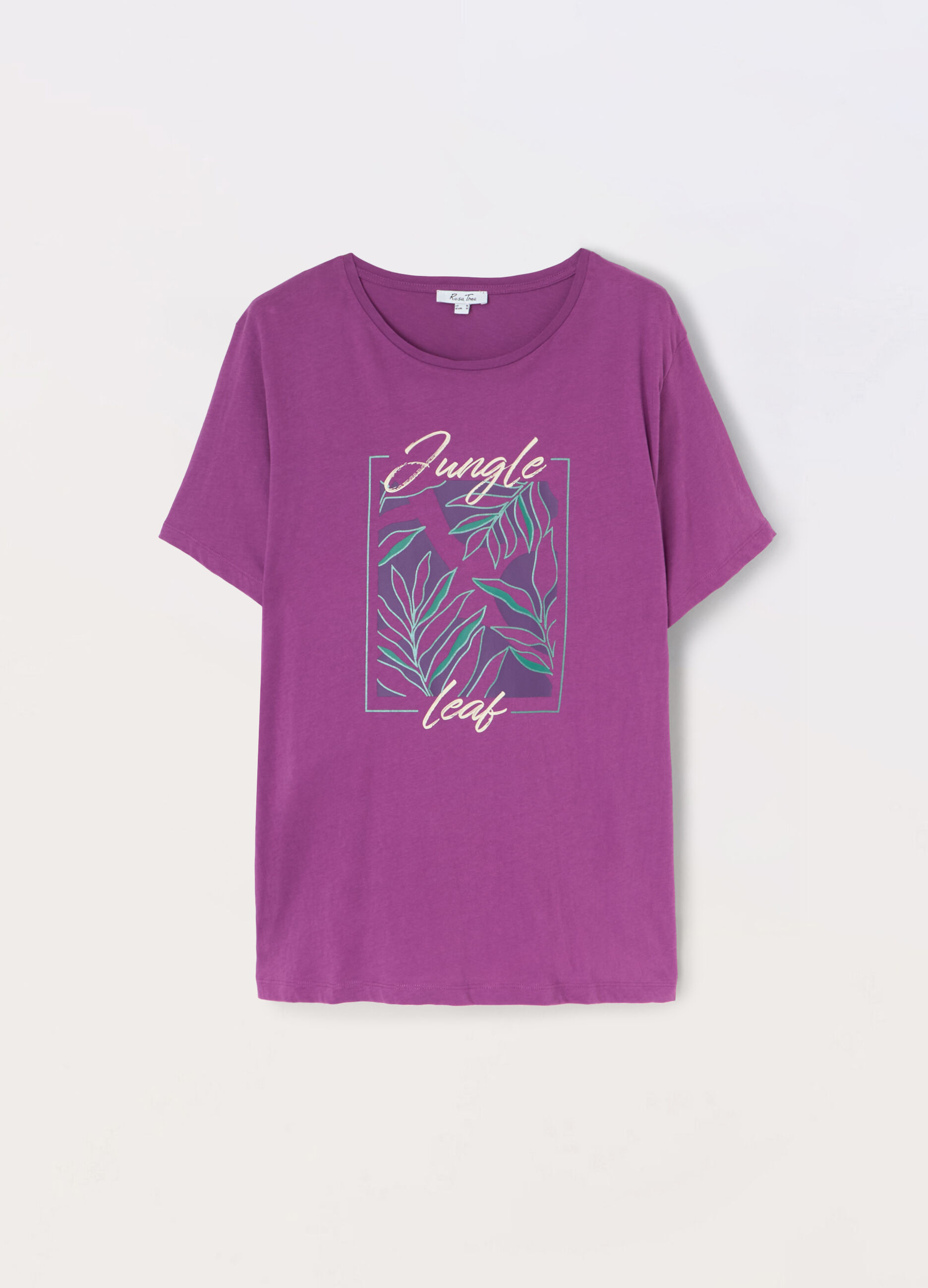 T-shirt in jersey di puro cotone donna curvy_0