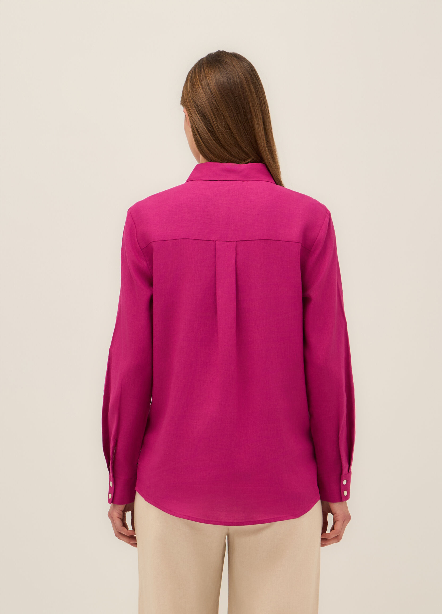Camicia misto lino donna_1
