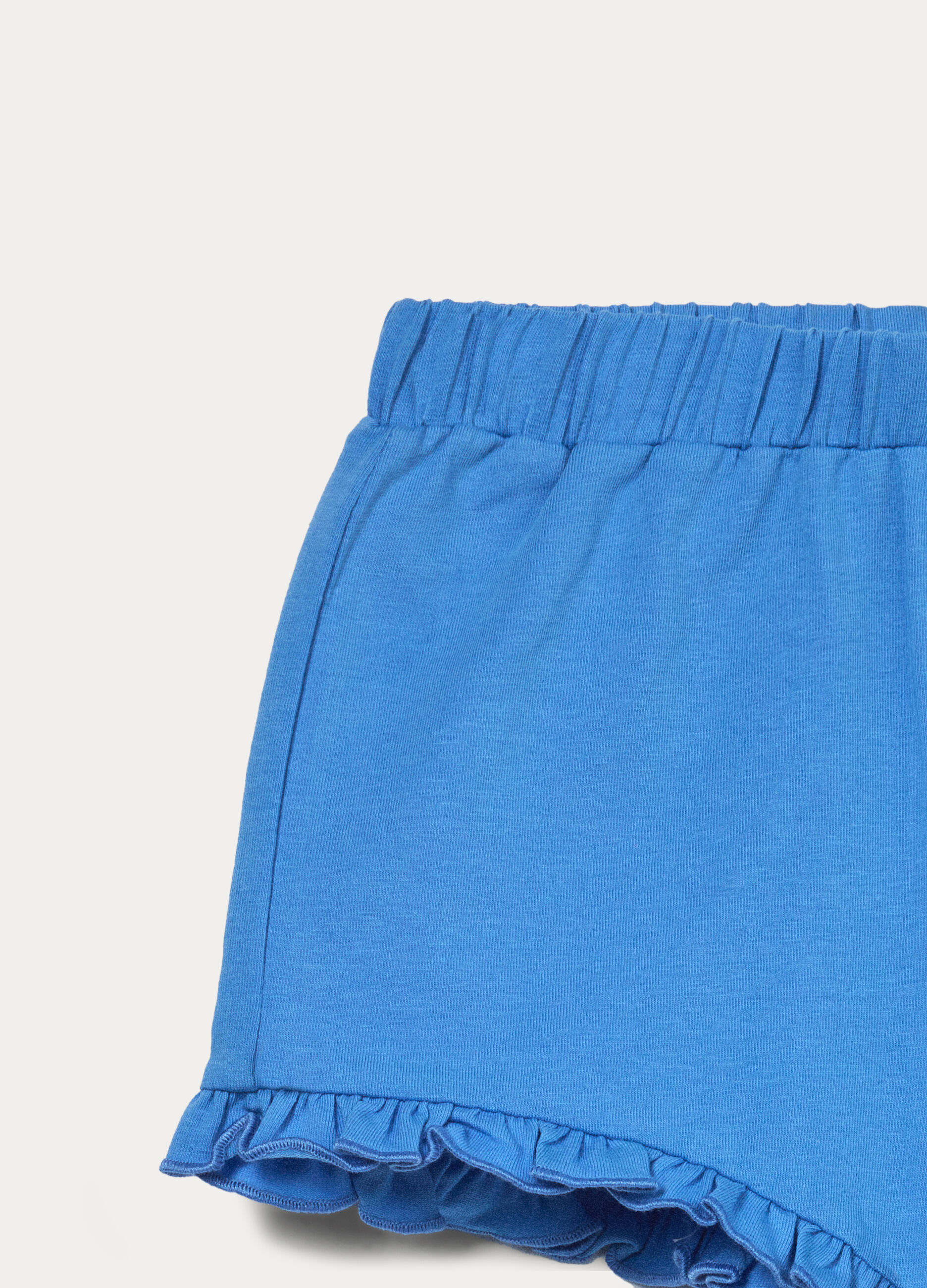 Shorts in jersey di cotone stretch bimba_2