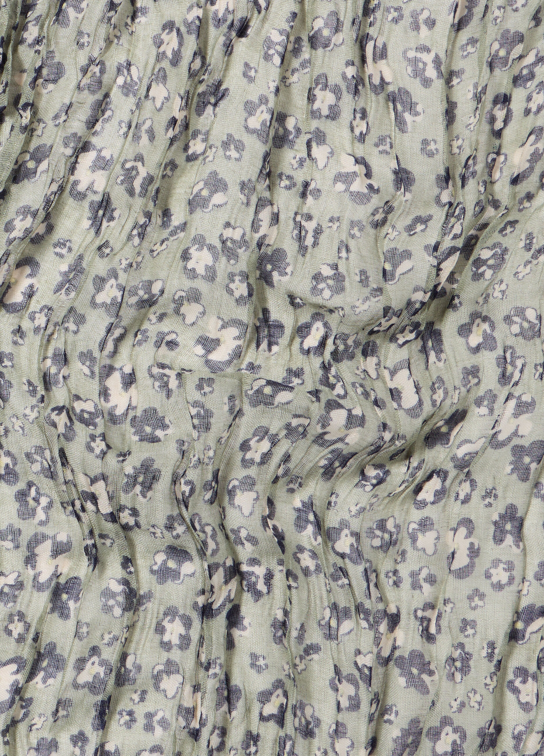 Sciarpa crinkle floreale donna_1