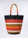 Borsa mare in carta tessile foderata donna_0