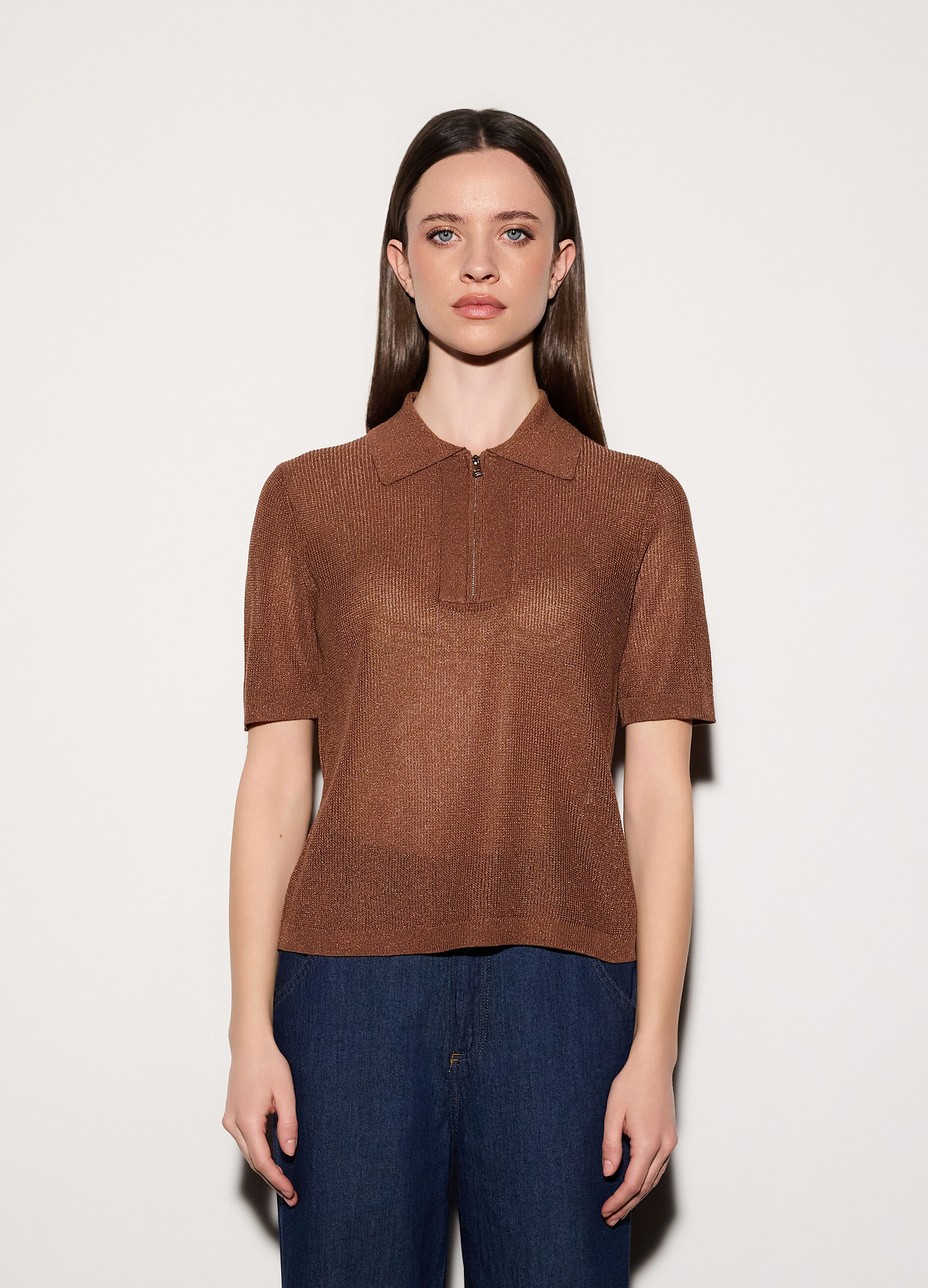 Polo in costina donna_1