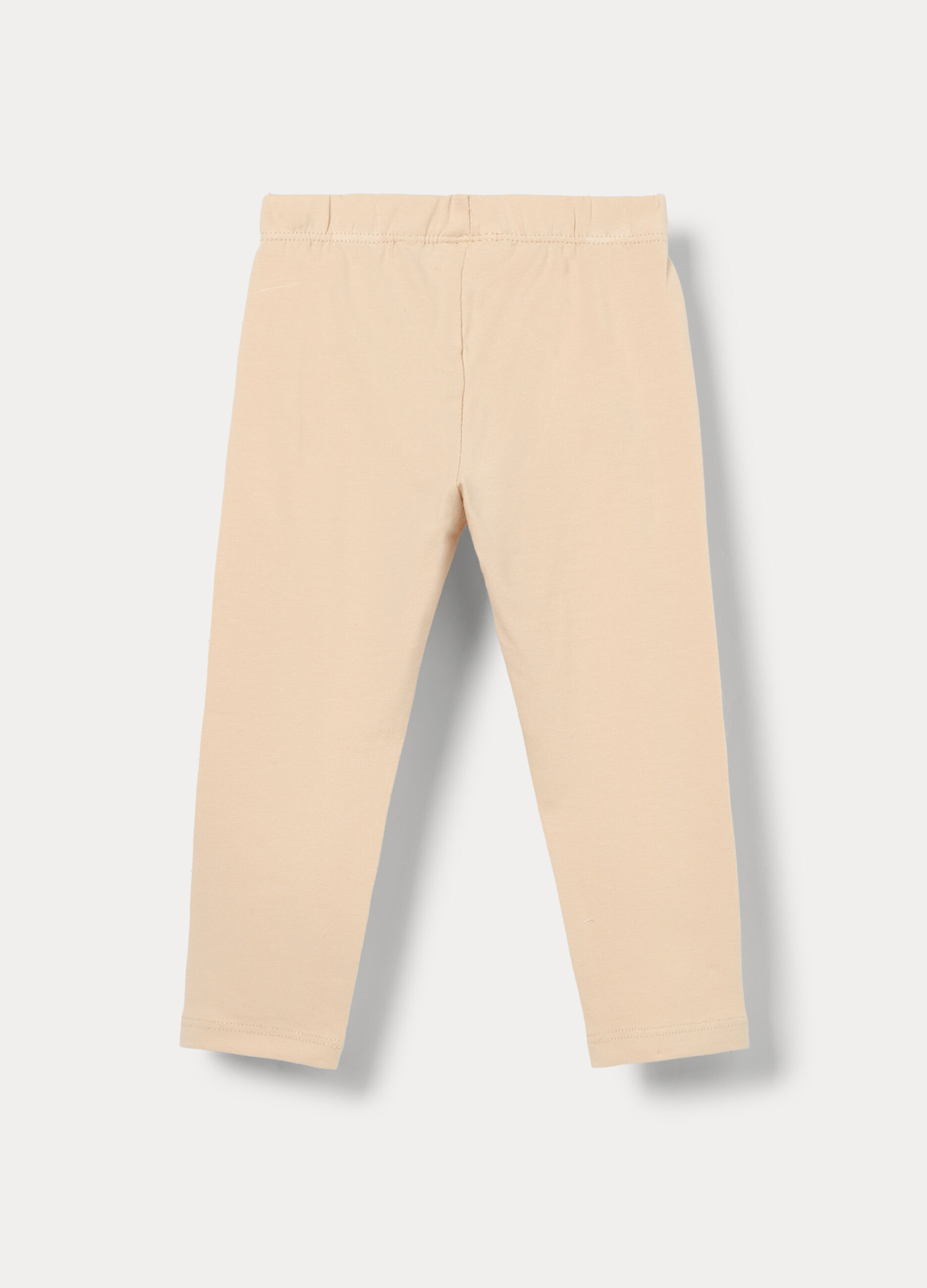 Leggings in jersey di cotone stretch bimba_1