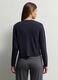 Cardigan girocollo in maglia rasata donna_1