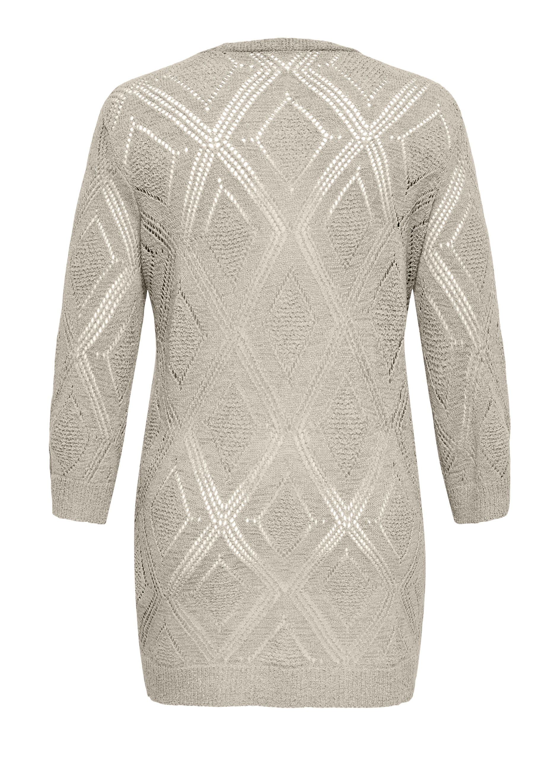 Cardigan lungo operato donna_1