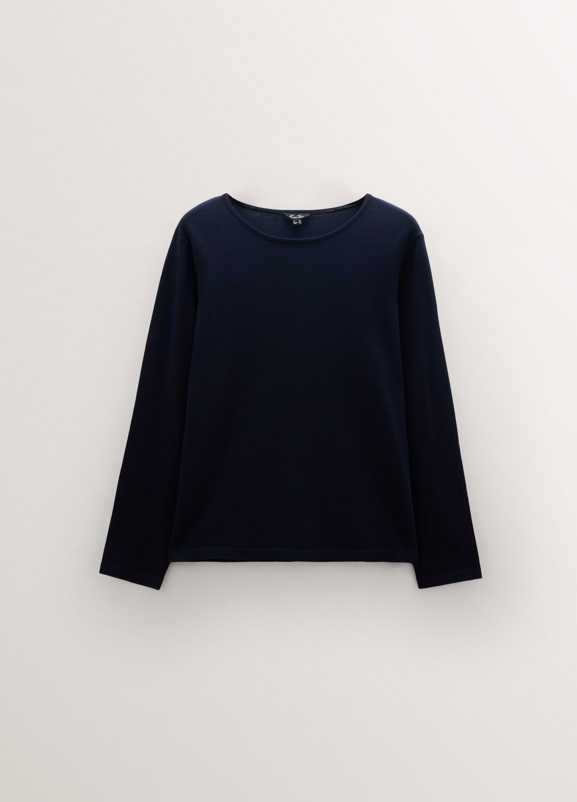 Maglia girocollo rasata donna curvy_0