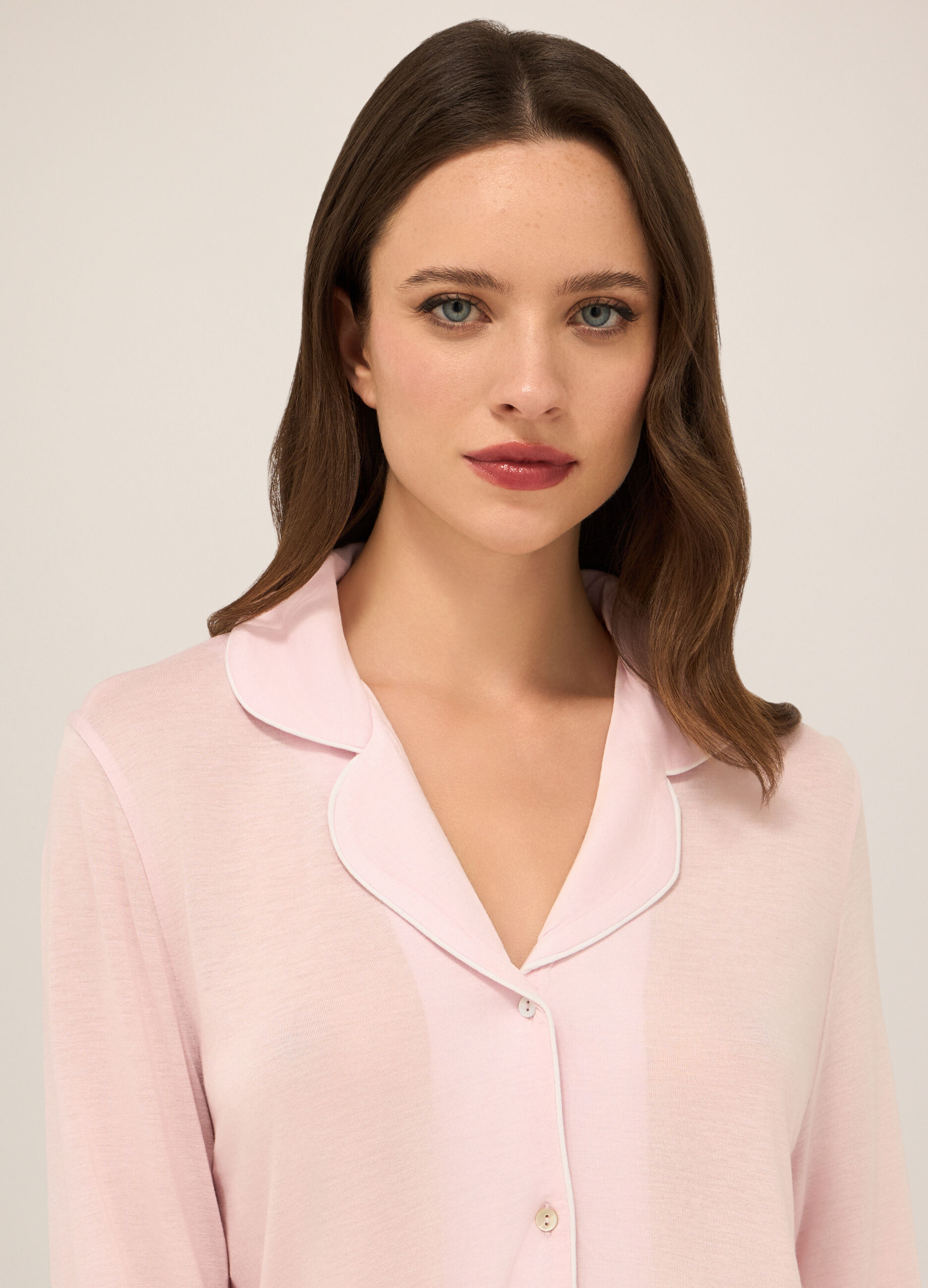Top pigiama in pura viscosa donna_2