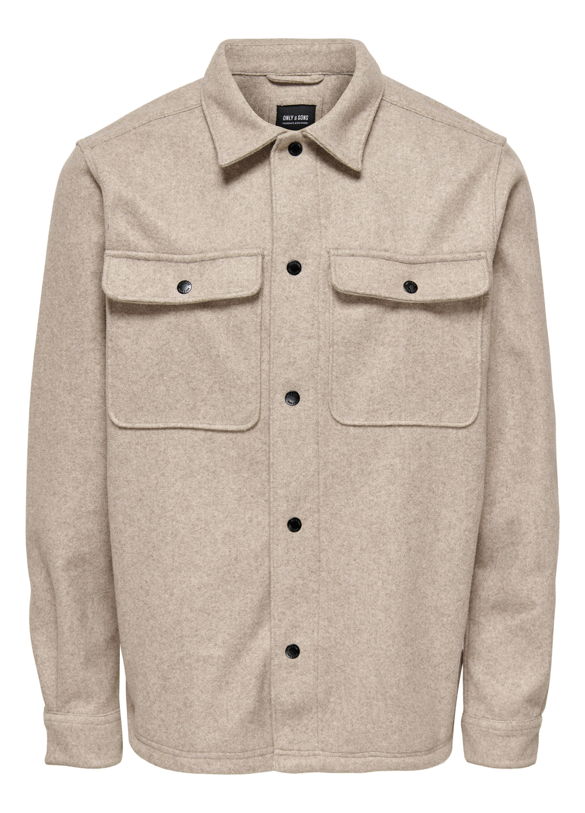 Giacca a camicia effetto feltro uomo_4