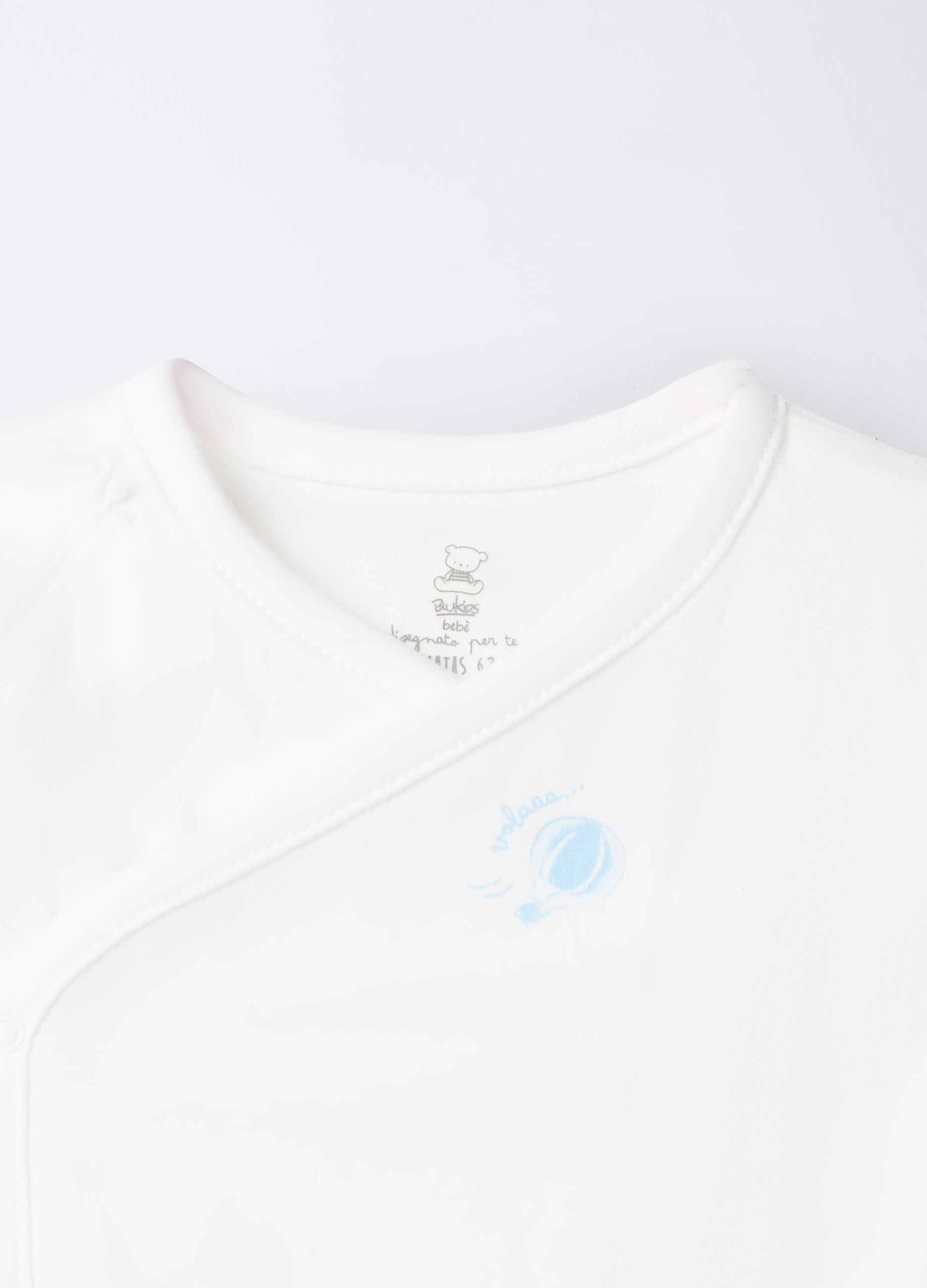 Pack 2 body incrociati in interlock di puro cotone neonata_3