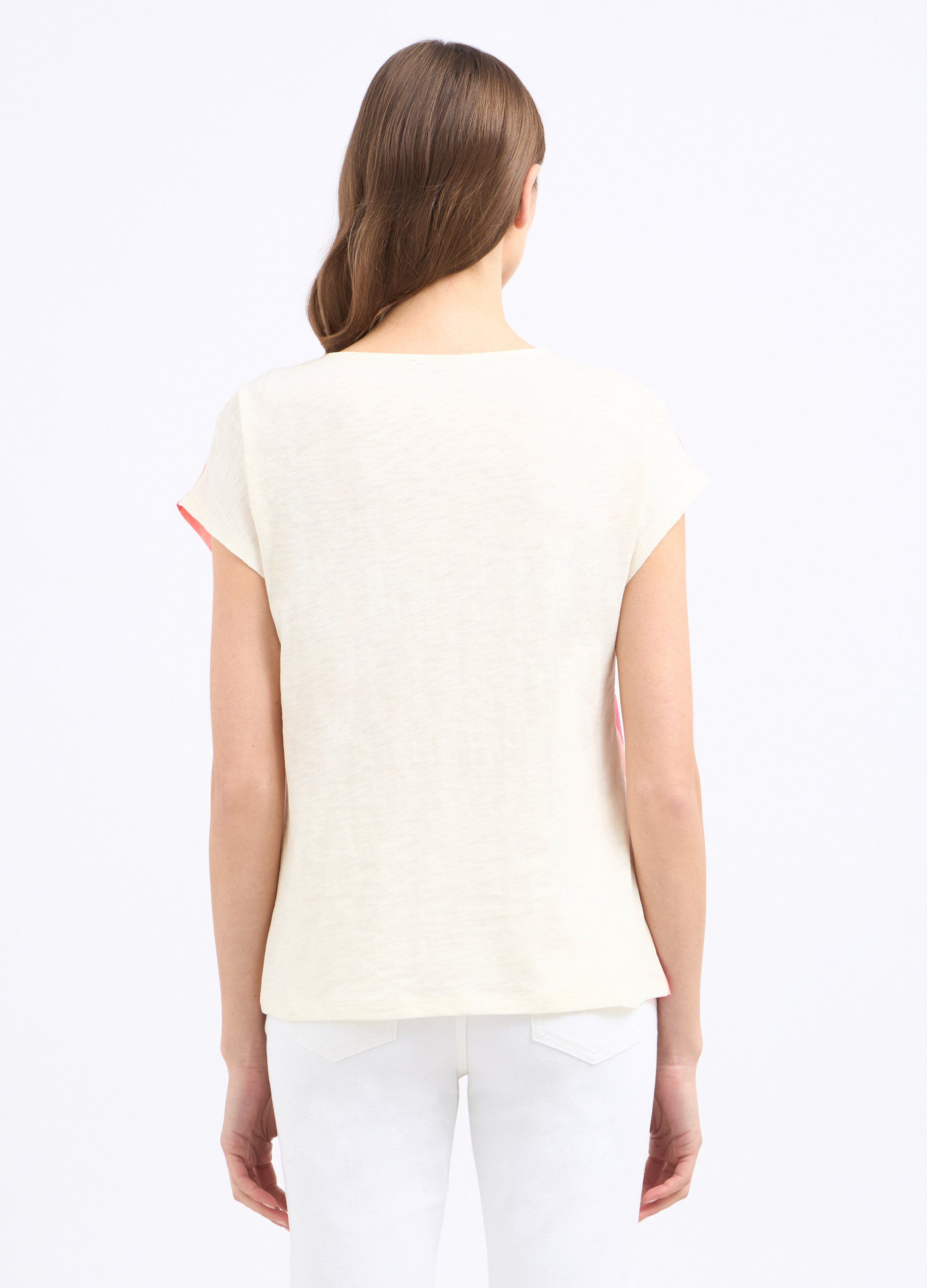T-shirt in misto cotone donna_1
