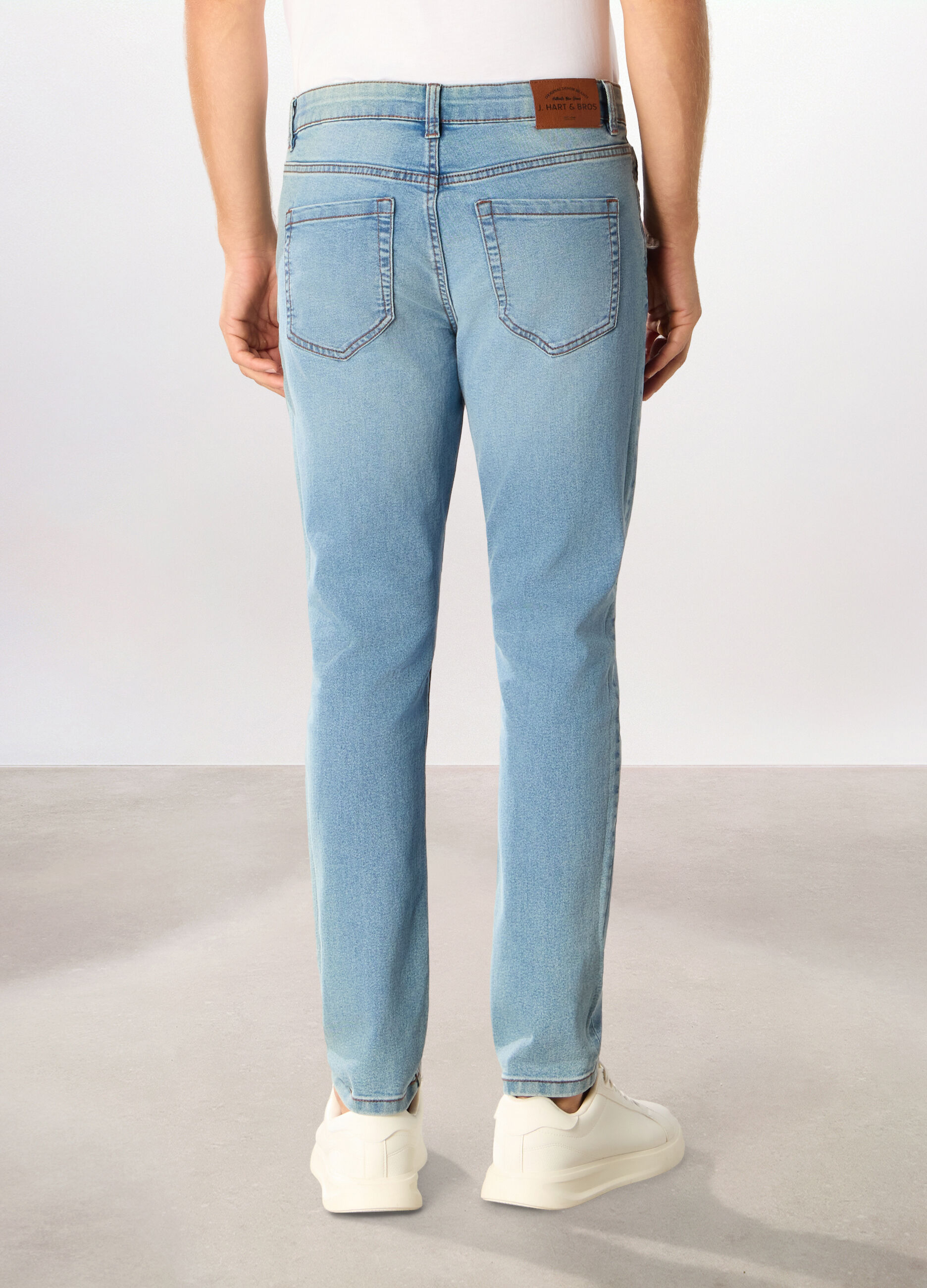 Jeans skinny fit in denim stretch uomo_1