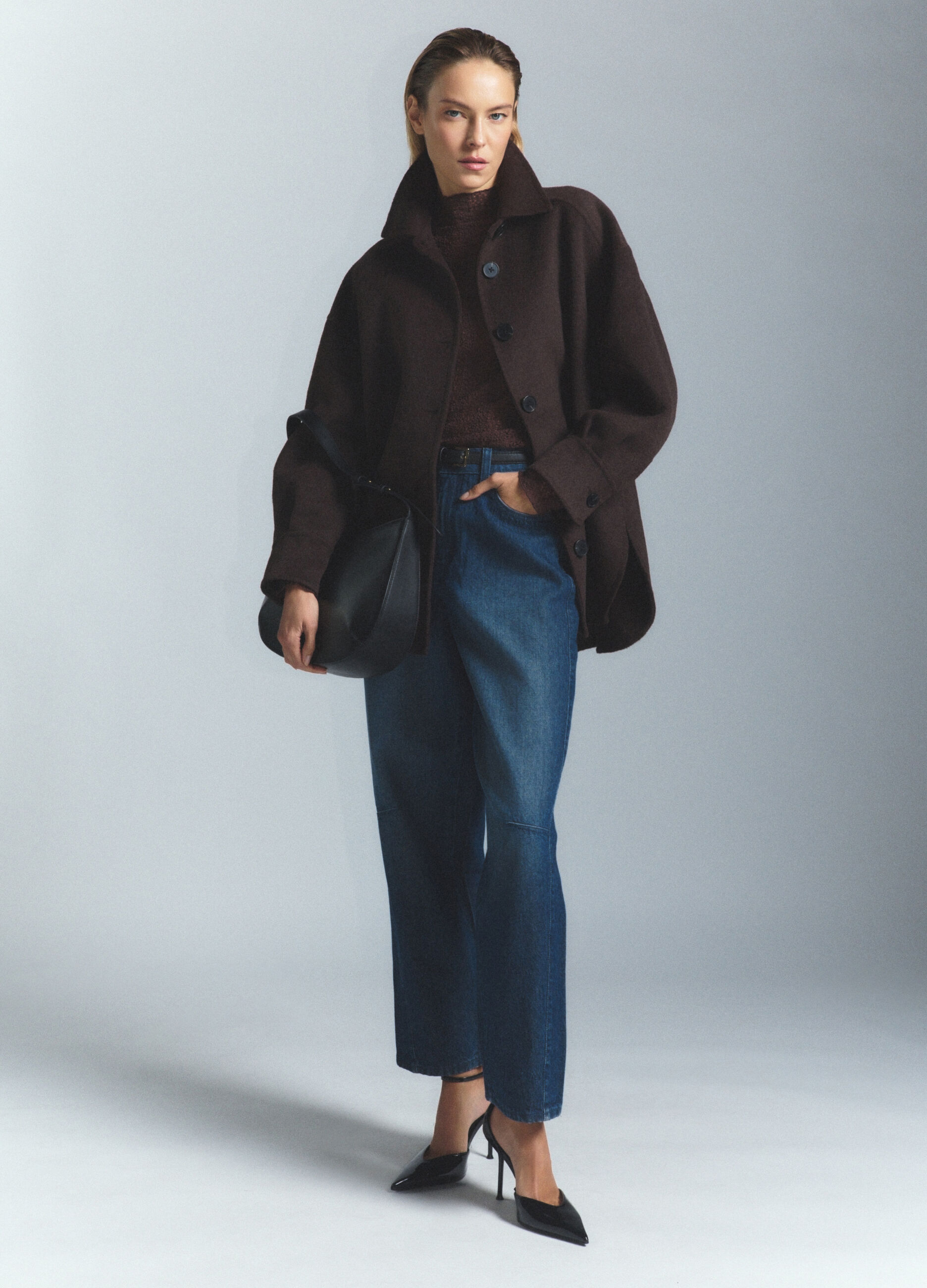 Cappotto misto lana donna_0
