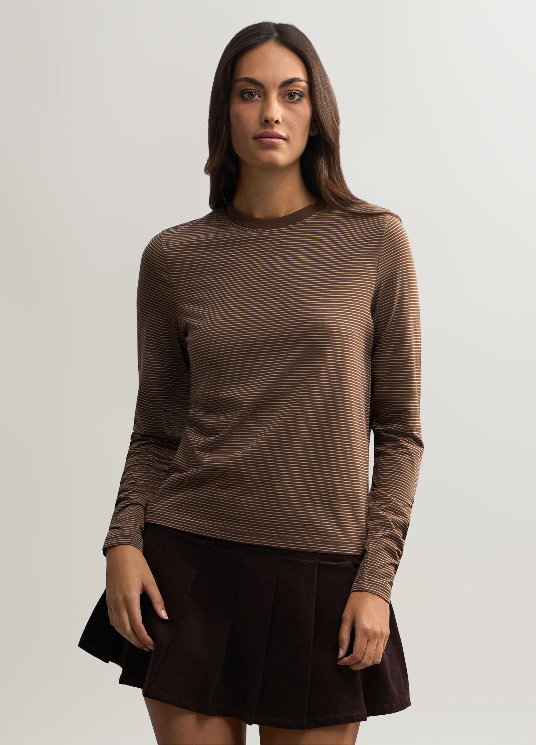 T-shirt girocollo donna_0