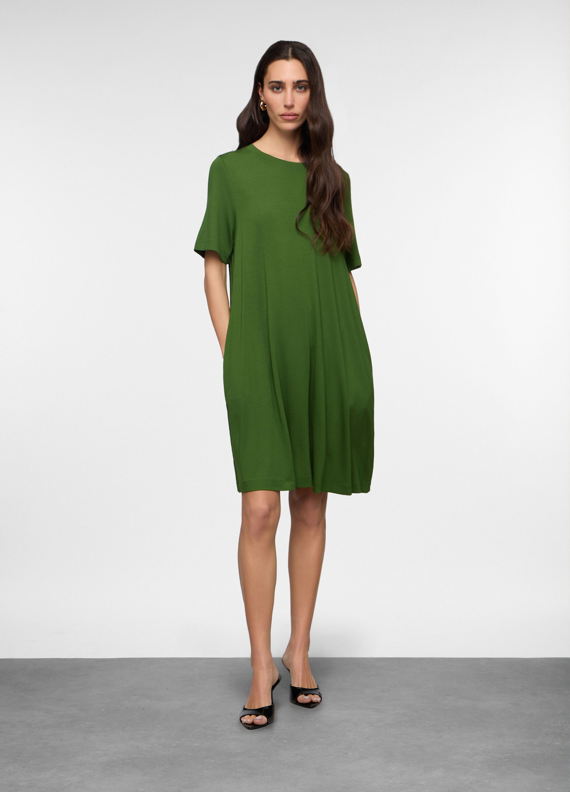 Caftano copricostume stretch donna_0
