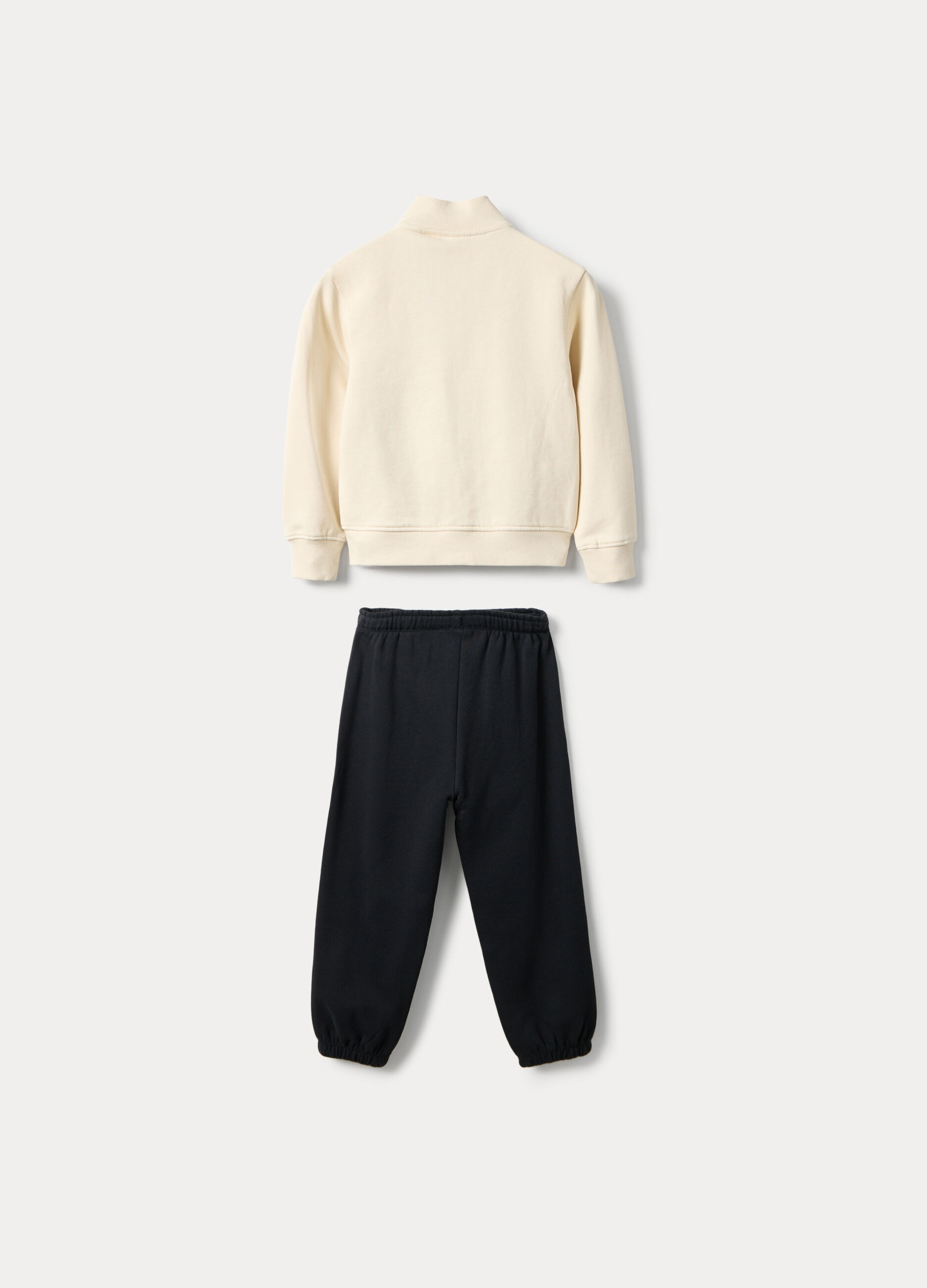 Jogging set in felpa di puro cotone bambino_1