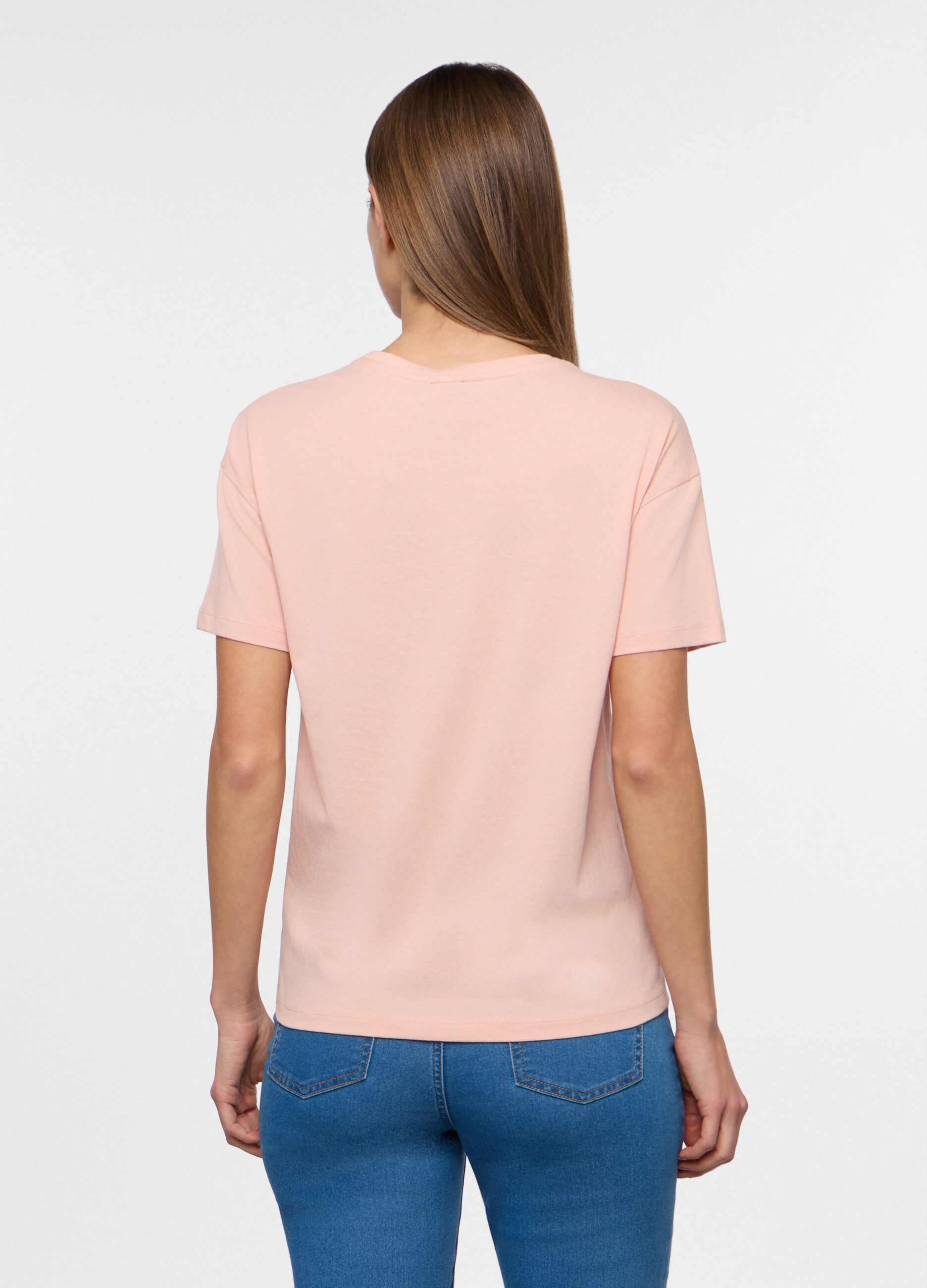 T-shirt girocollo donna_1