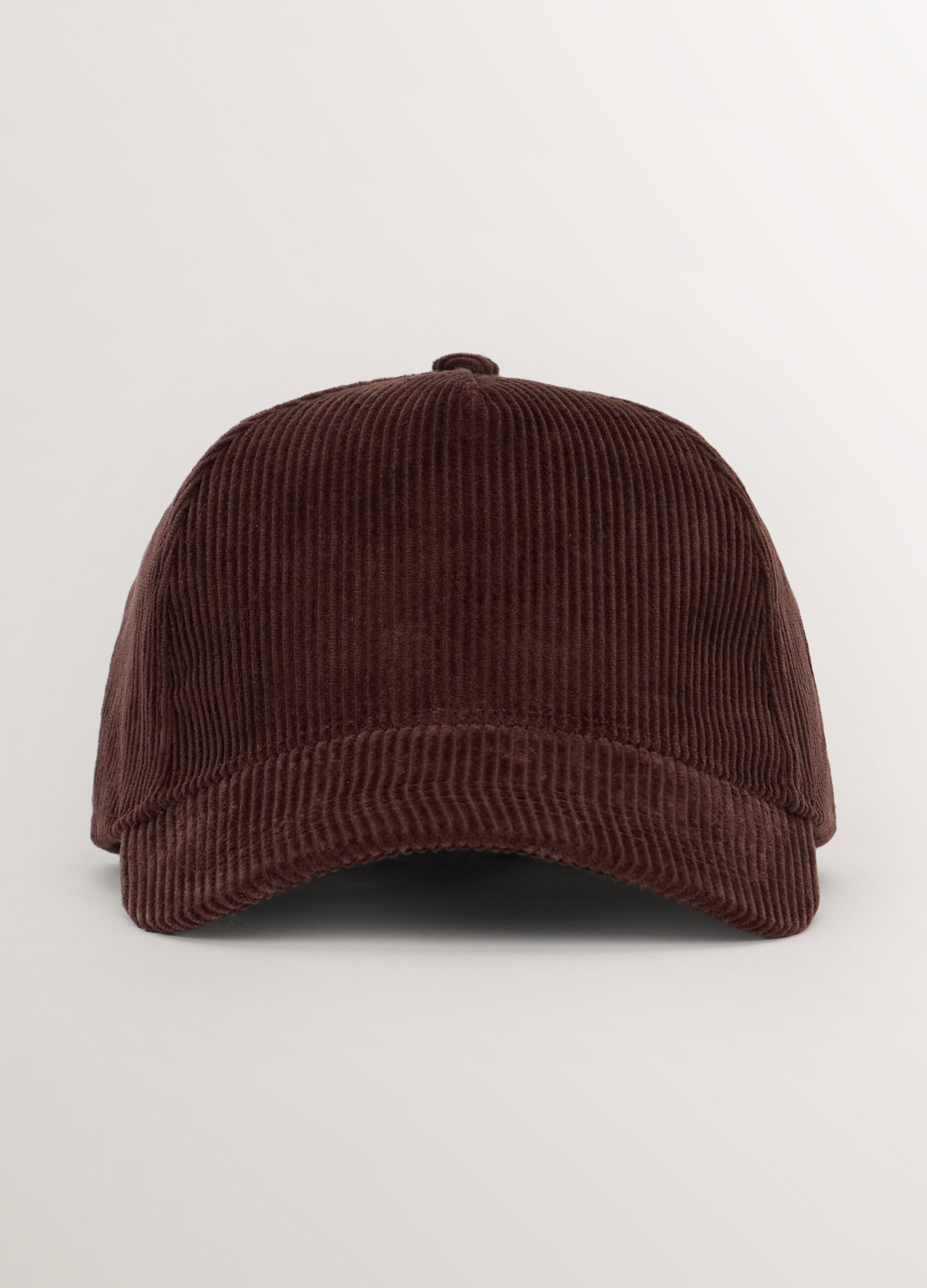 Cappello in velluto di puro cotone donna_0